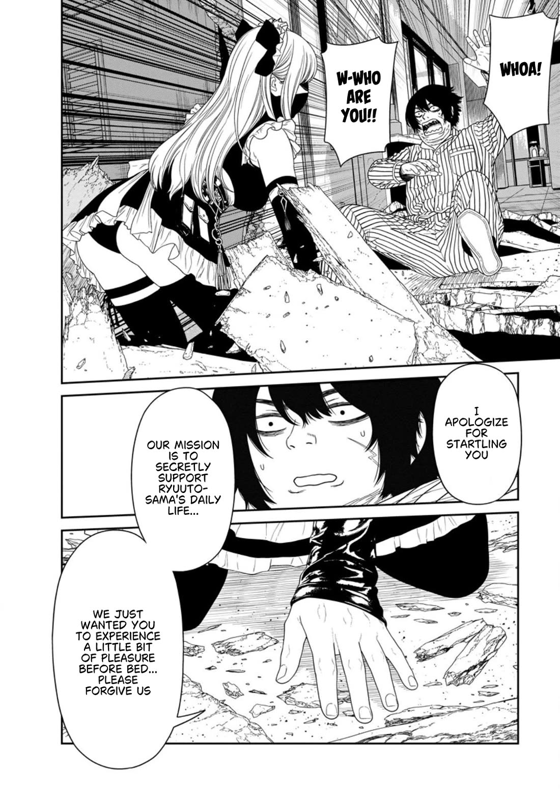 Dungeon de Tatakaitsuzukete 20-nen no Doutei Yuusha, Chijou ni Modottara Danjoubi 1:1000 no Sekai Datta chapter 6 page 34