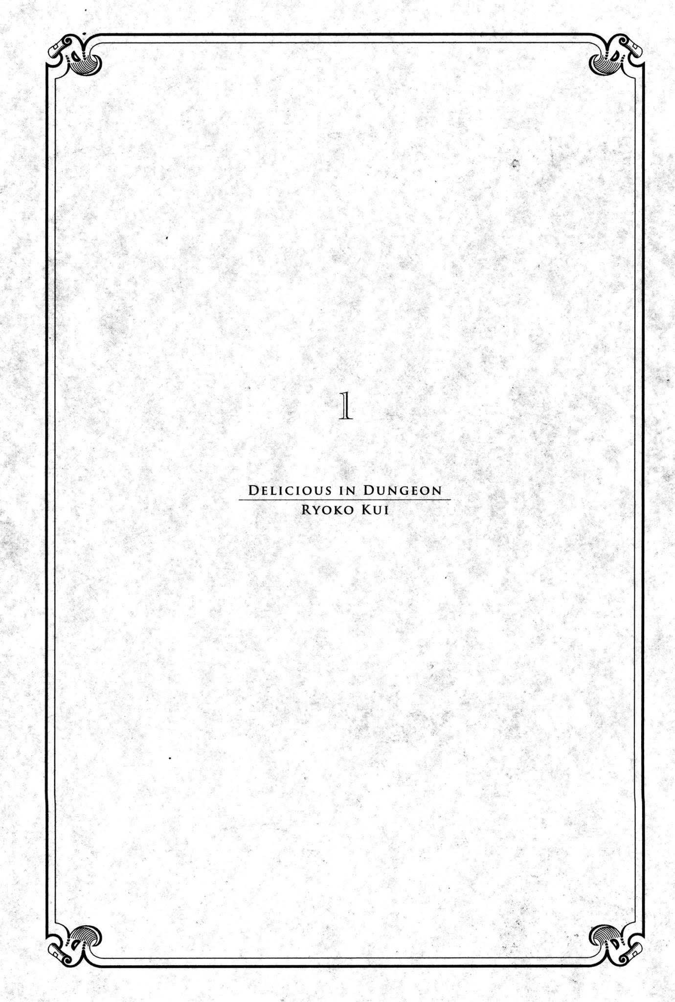 Dungeon Meshi chapter 1 page 3