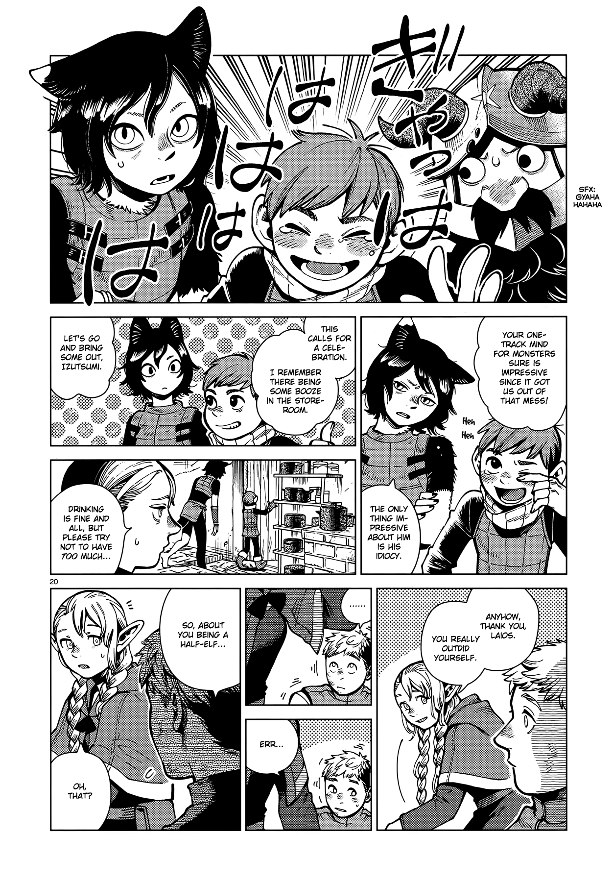 Dungeon Meshi chapter 72 page 20