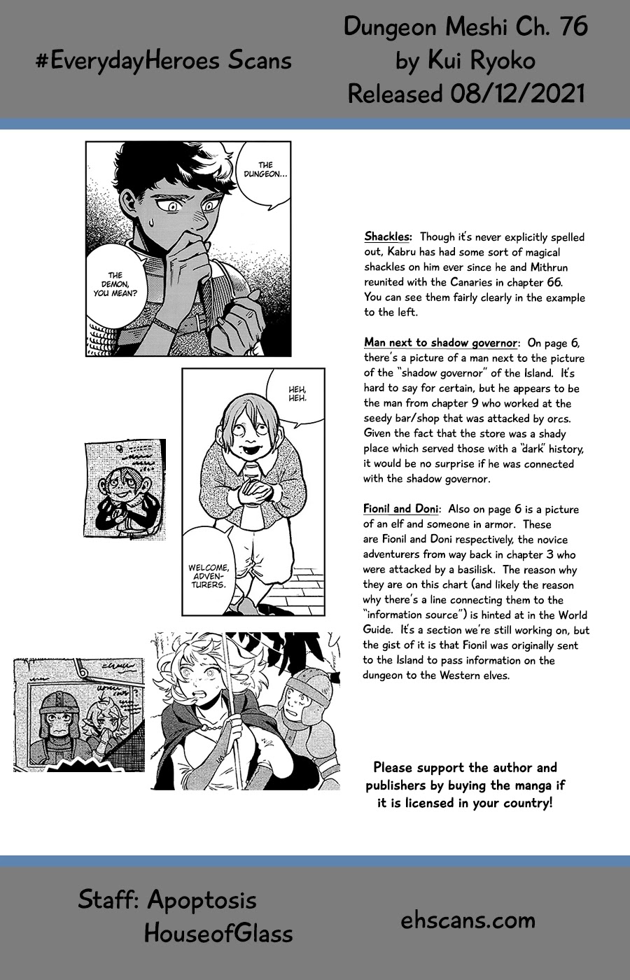 Dungeon Meshi chapter 76 page 34