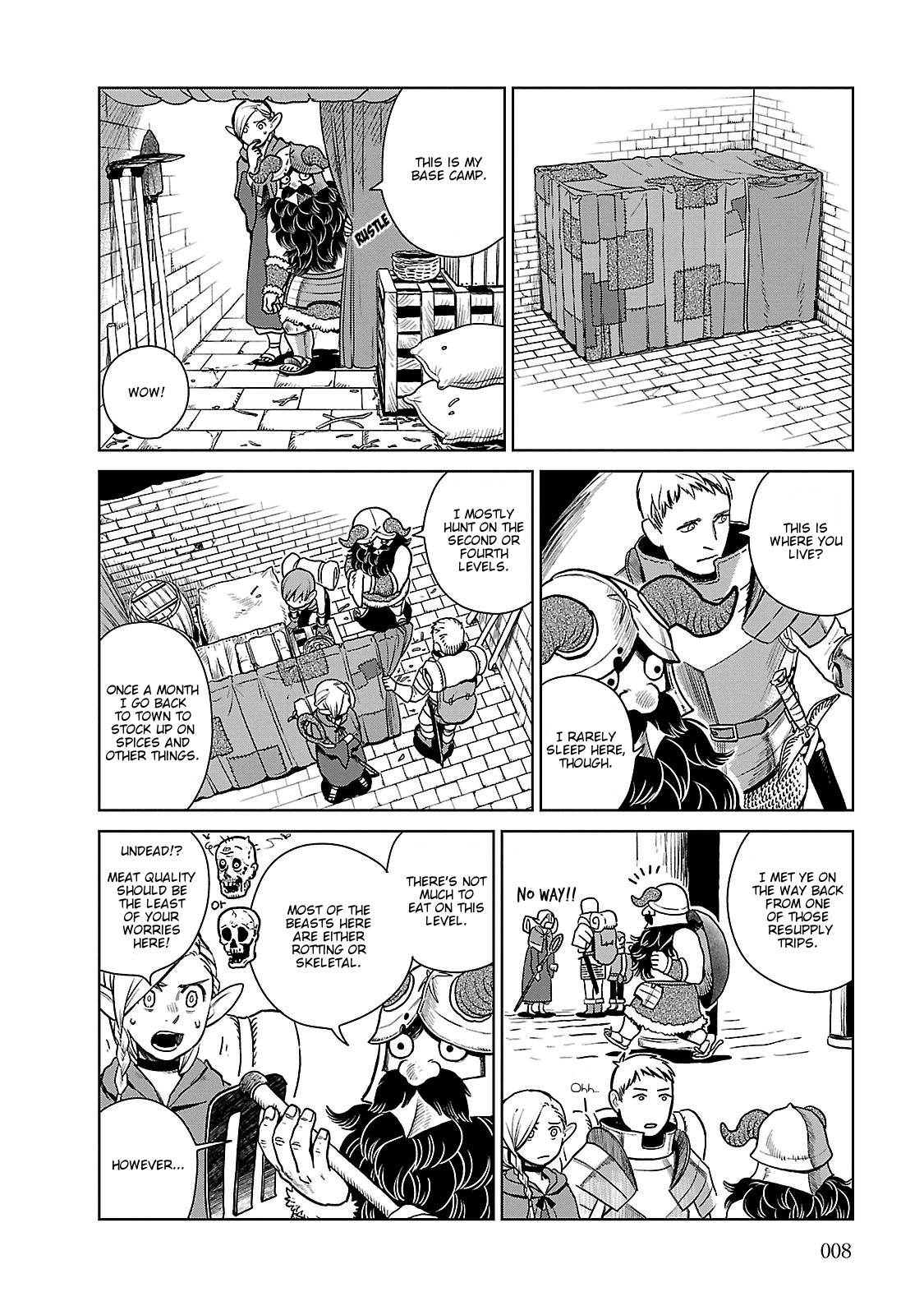 Dungeon Meshi chapter 8 page 8