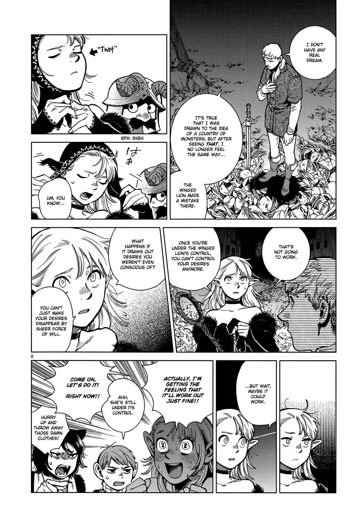 Dungeon Meshi chapter 88 page 8
