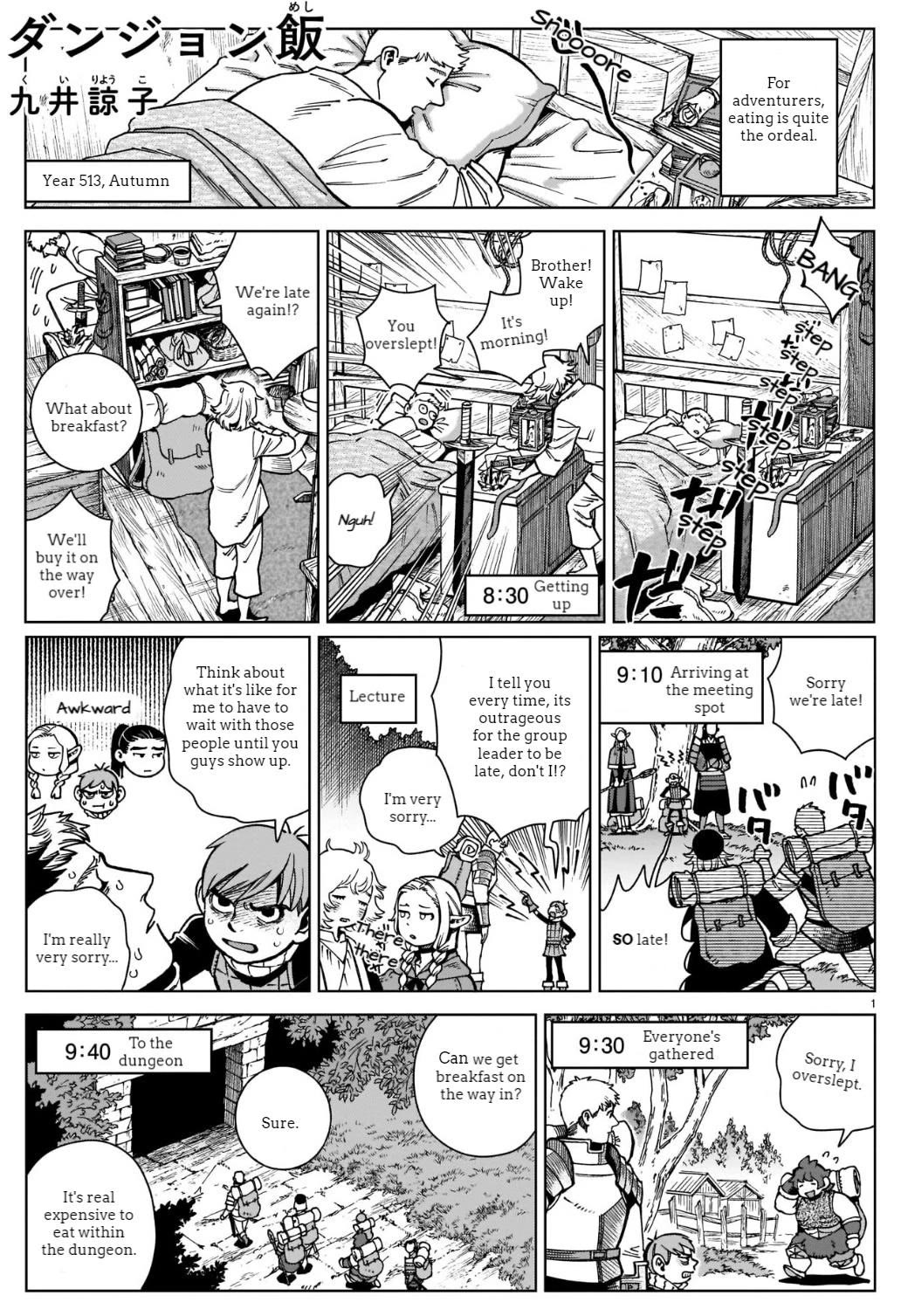 Dungeon Meshi chapter 97.6 page 1