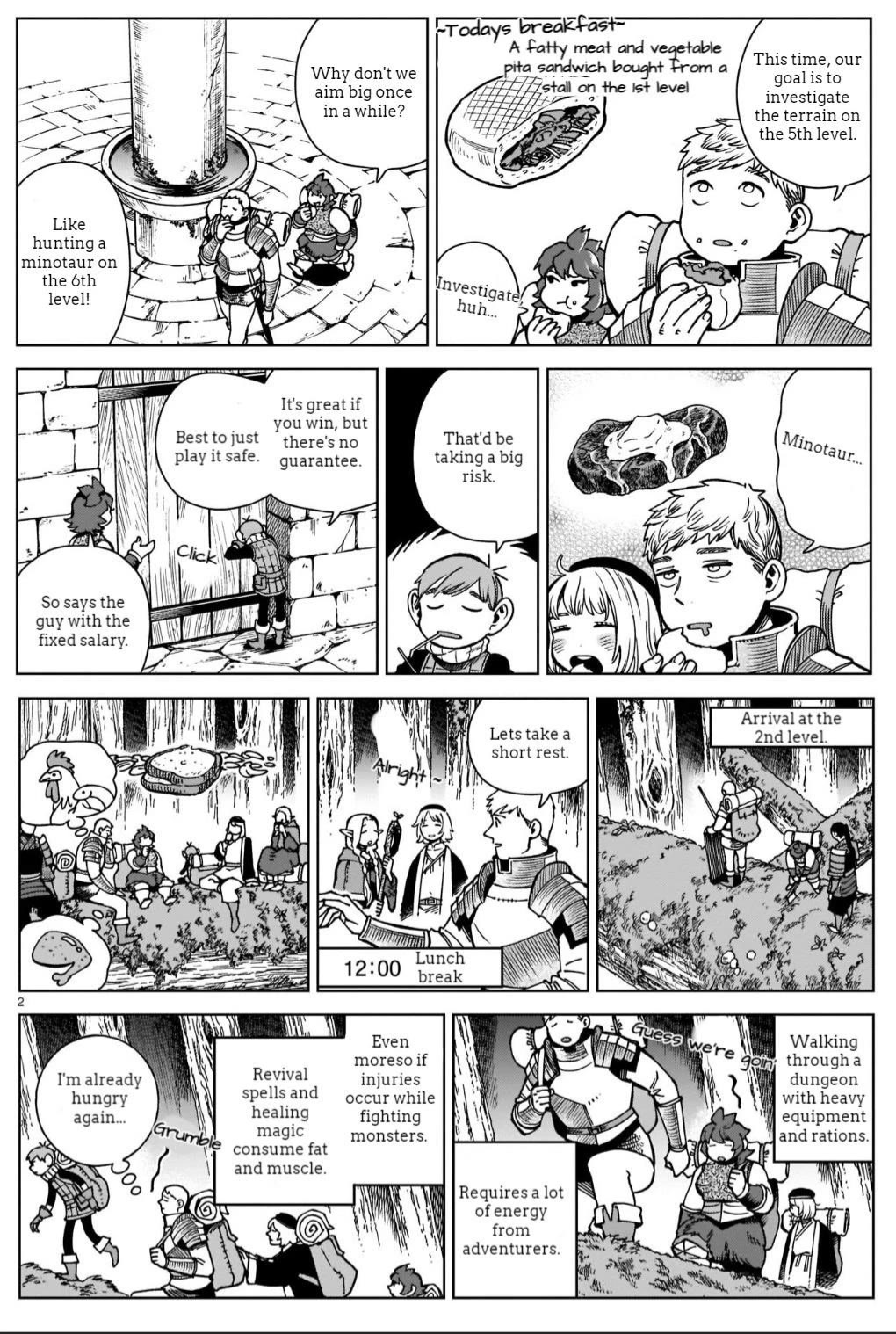 Dungeon Meshi chapter 97.6 page 2