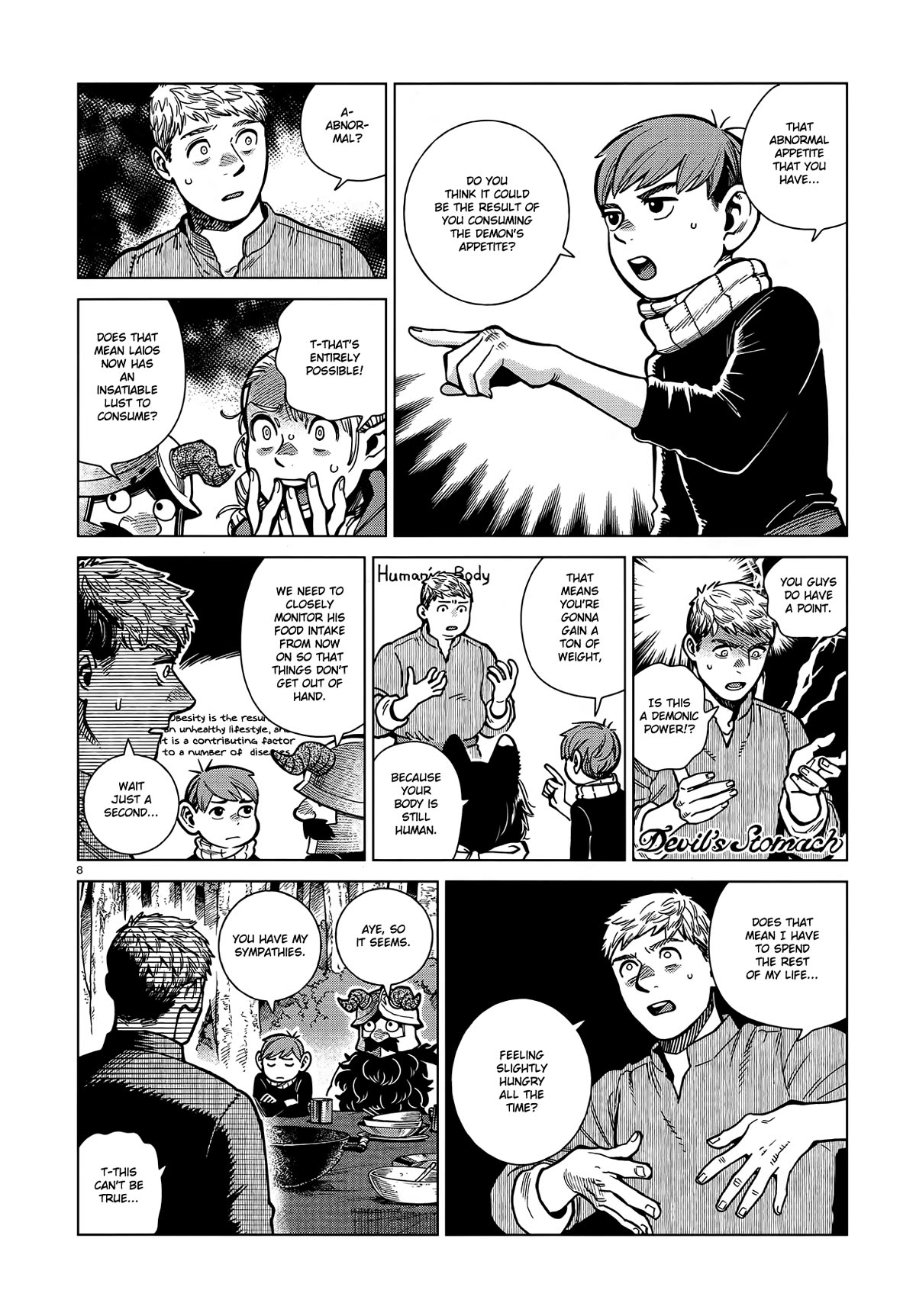 Dungeon Meshi chapter 97 page 8