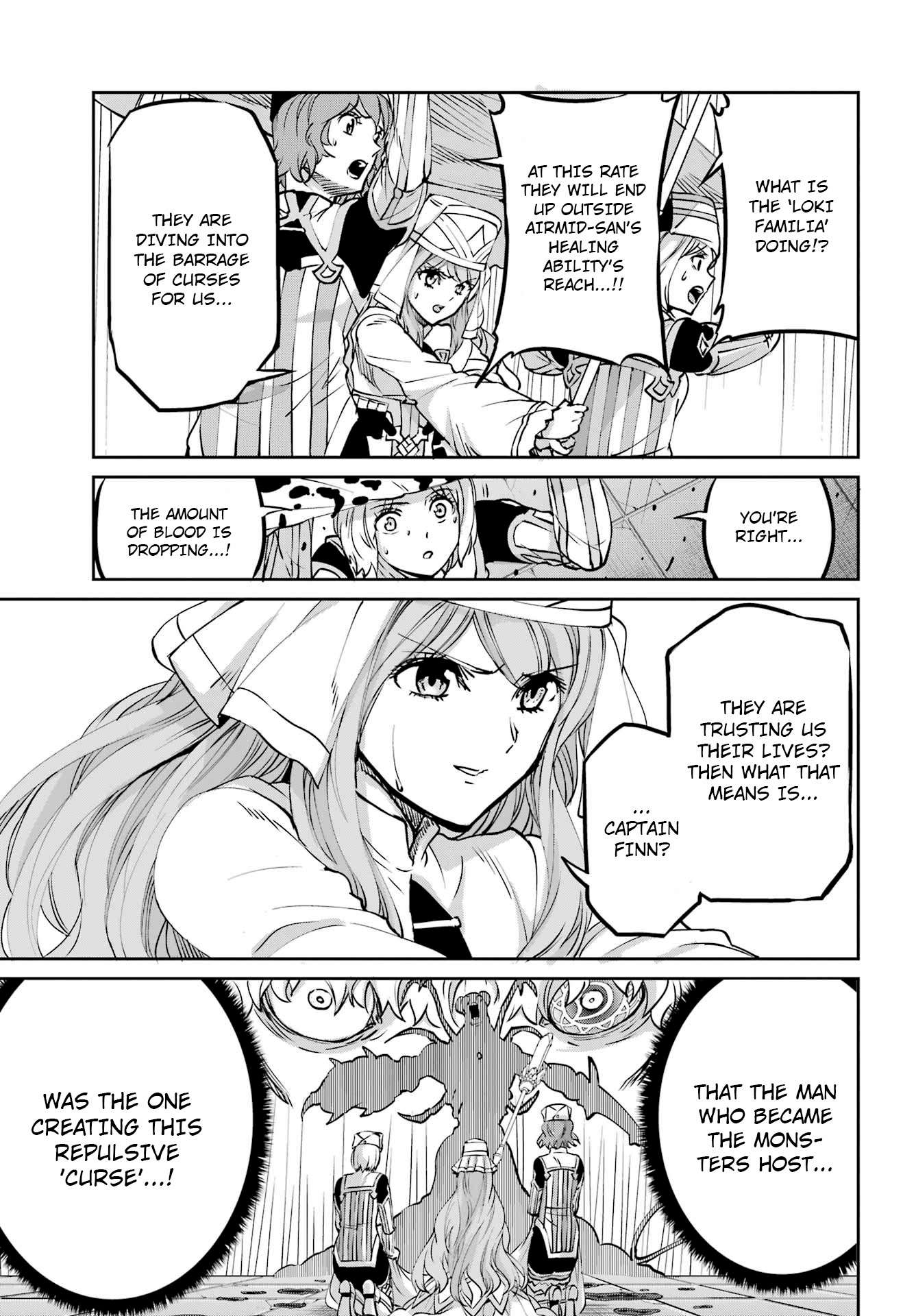 Dungeon ni Deai o Motomeru no wa Machigatte Iru Darou ka Gaiden - Sword Oratoria chapter 105 page 13