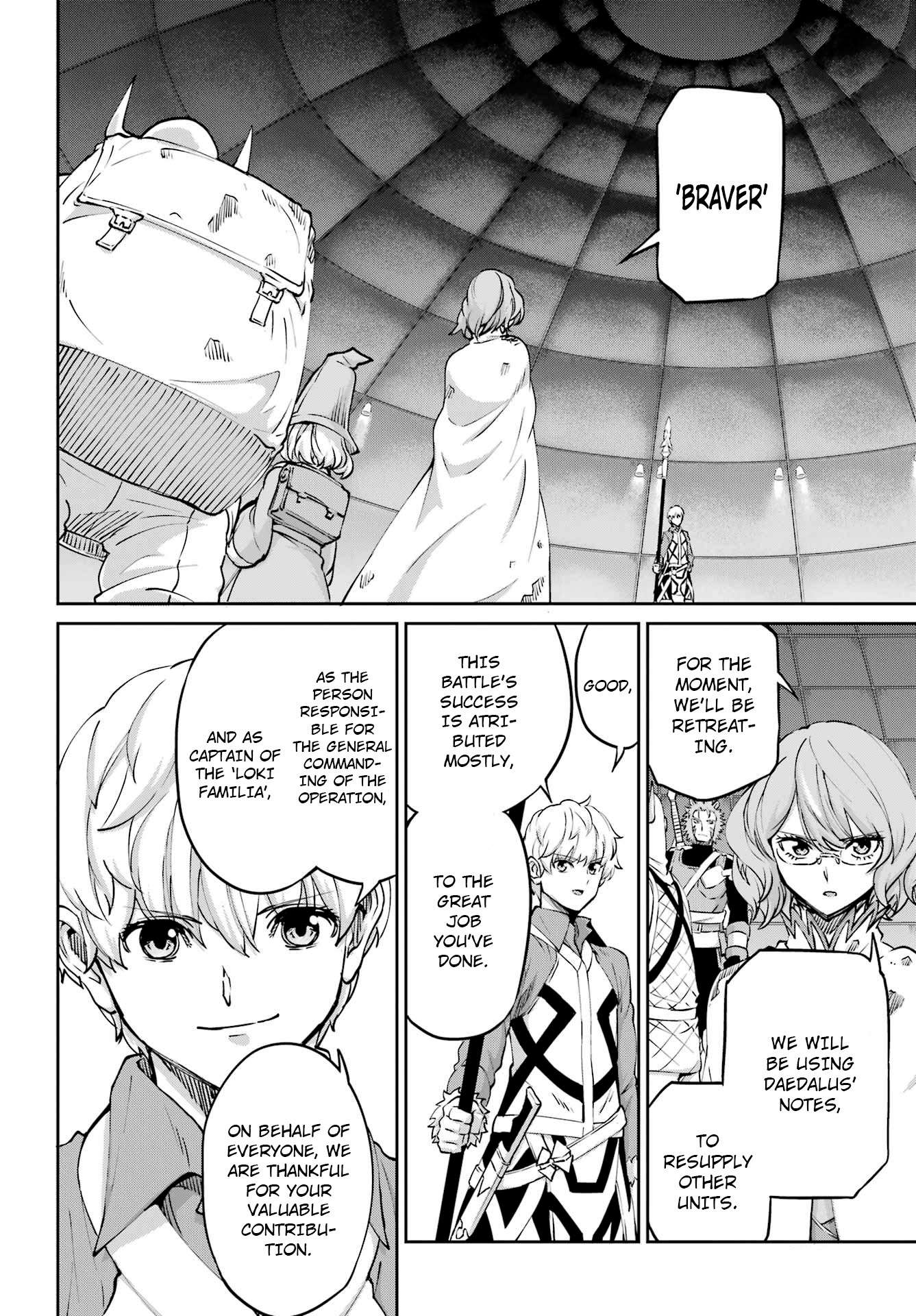 Dungeon ni Deai o Motomeru no wa Machigatte Iru Darou ka Gaiden - Sword Oratoria chapter 106 page 18