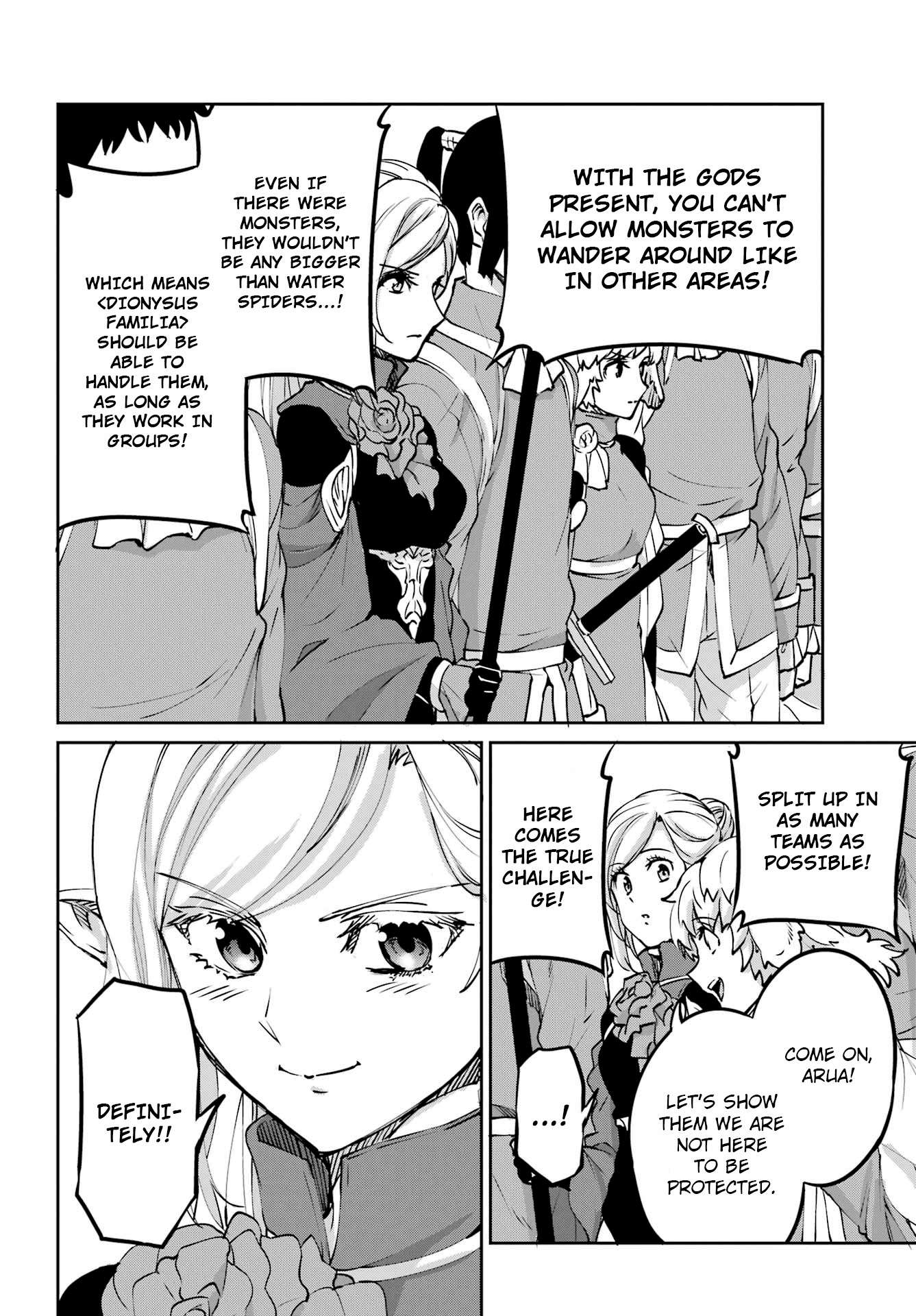 Dungeon ni Deai o Motomeru no wa Machigatte Iru Darou ka Gaiden - Sword Oratoria chapter 106 page 4