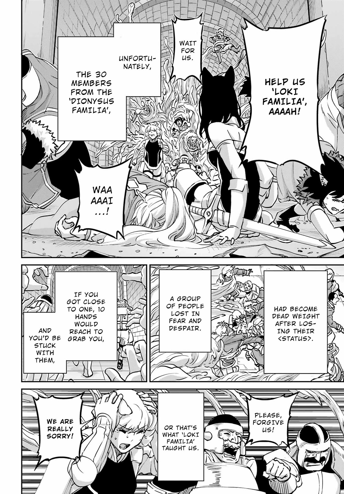 Dungeon ni Deai o Motomeru no wa Machigatte Iru Darou ka Gaiden - Sword Oratoria chapter 108 page 35