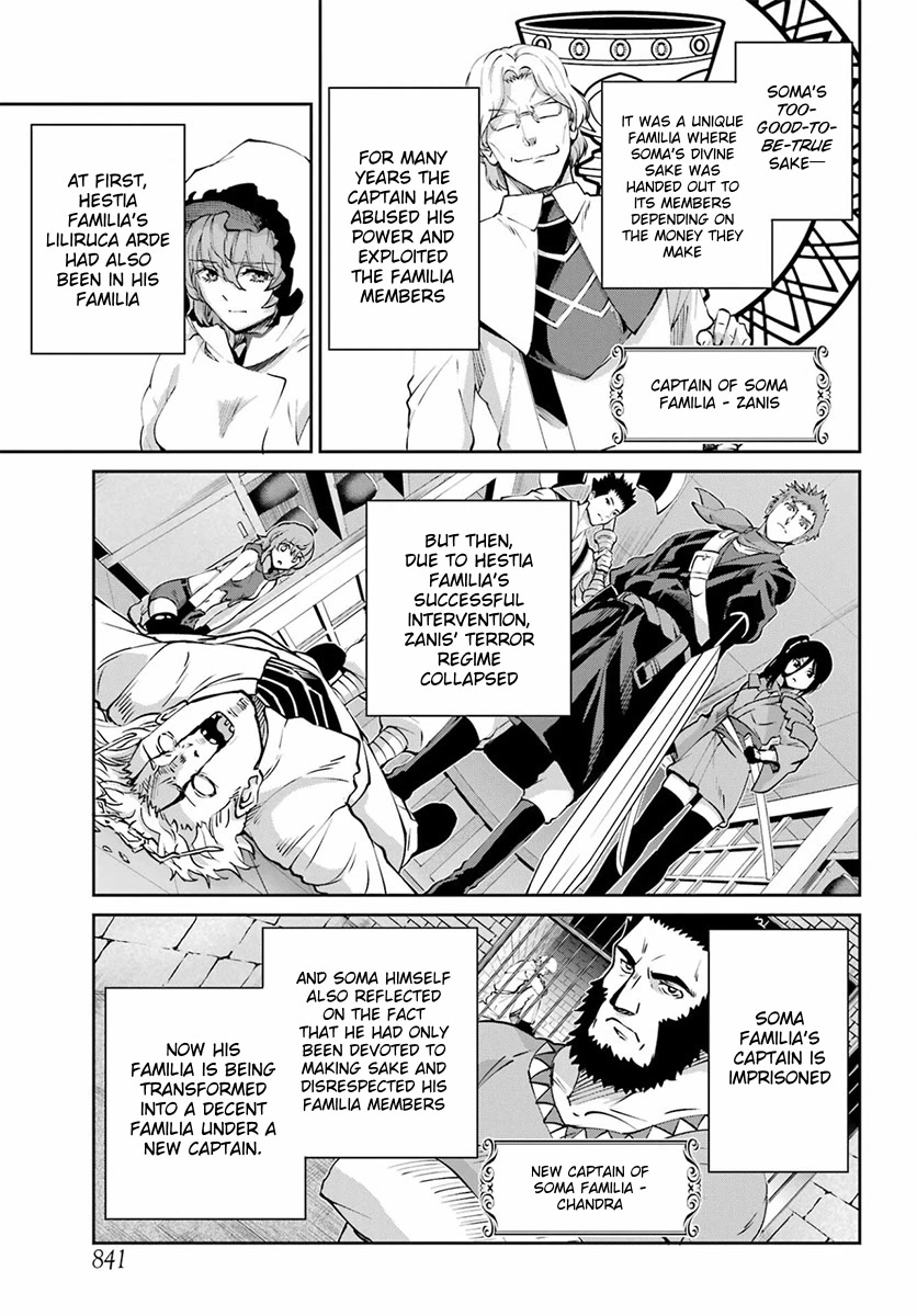 Dungeon ni Deai o Motomeru no wa Machigatte Iru Darou ka Gaiden - Sword Oratoria chapter 110 page 31