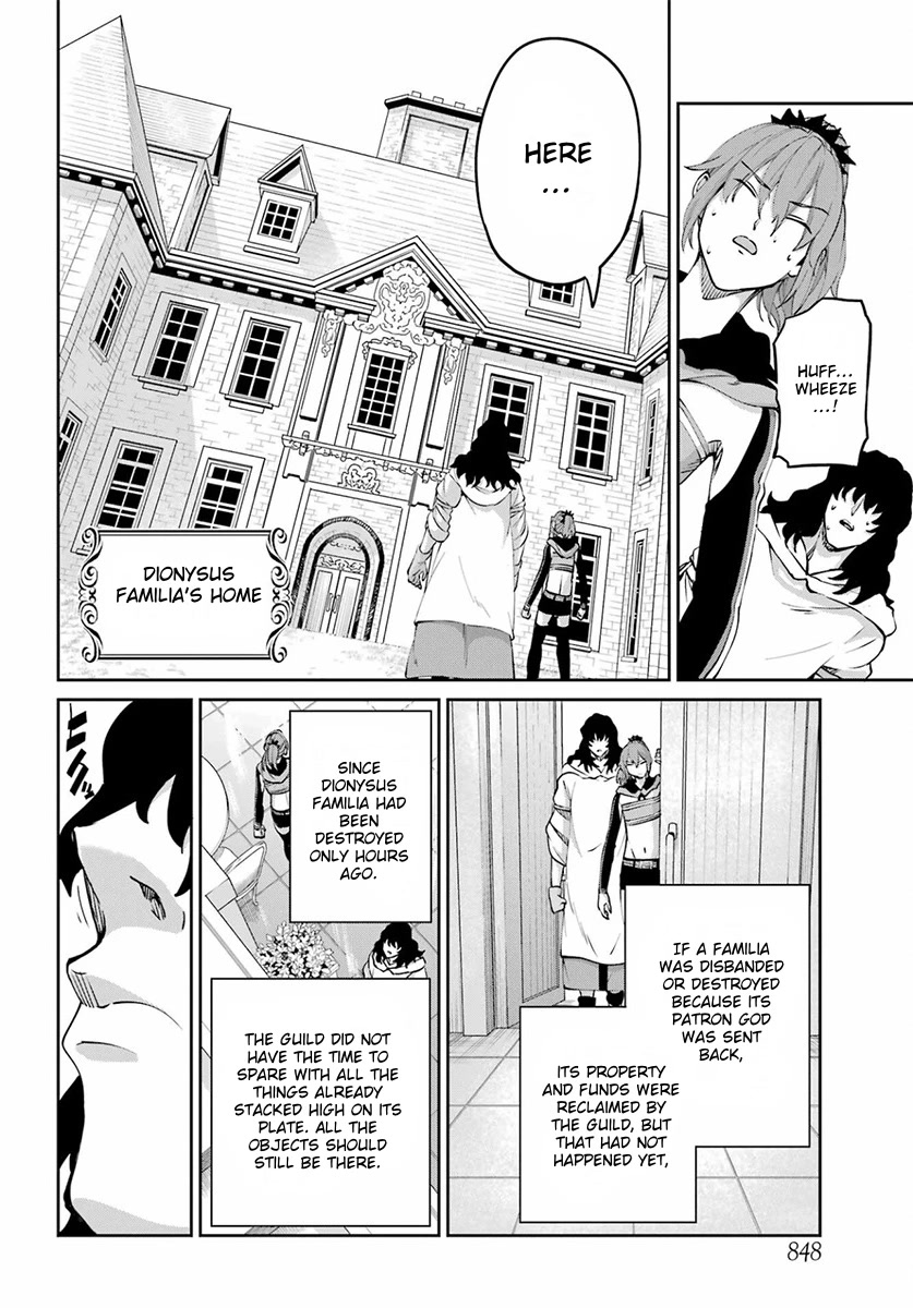 Dungeon ni Deai o Motomeru no wa Machigatte Iru Darou ka Gaiden - Sword Oratoria chapter 110 page 38