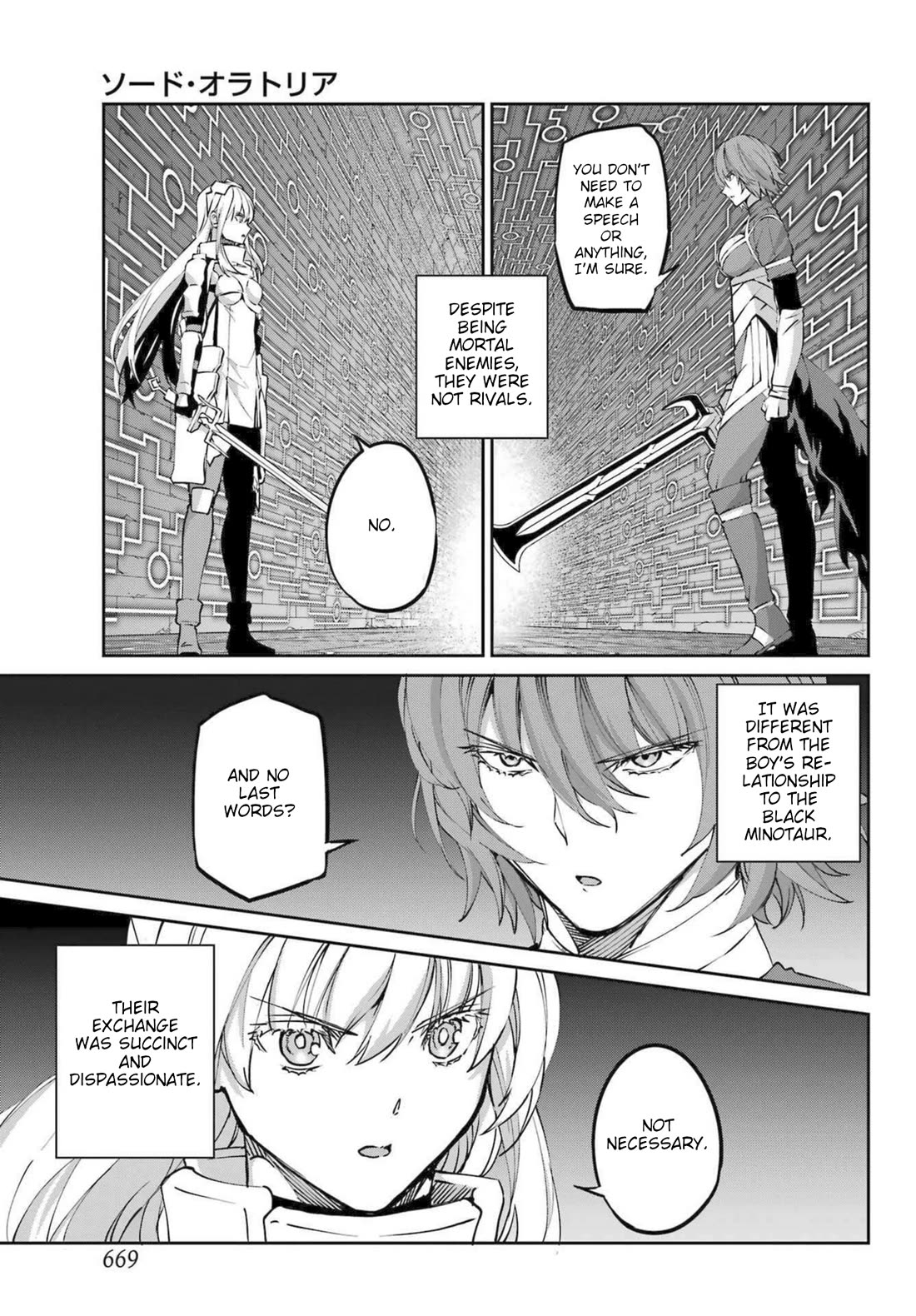 Dungeon ni Deai o Motomeru no wa Machigatte Iru Darou ka Gaiden - Sword Oratoria chapter 119 page 3