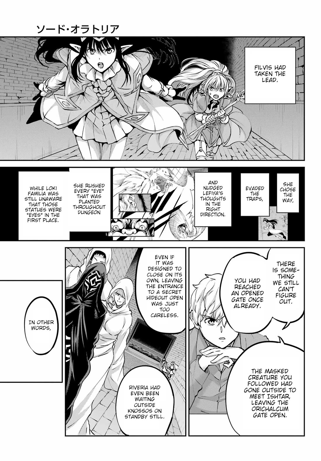 Dungeon ni Deai o Motomeru no wa Machigatte Iru Darou ka Gaiden - Sword Oratoria chapter 122 page 31