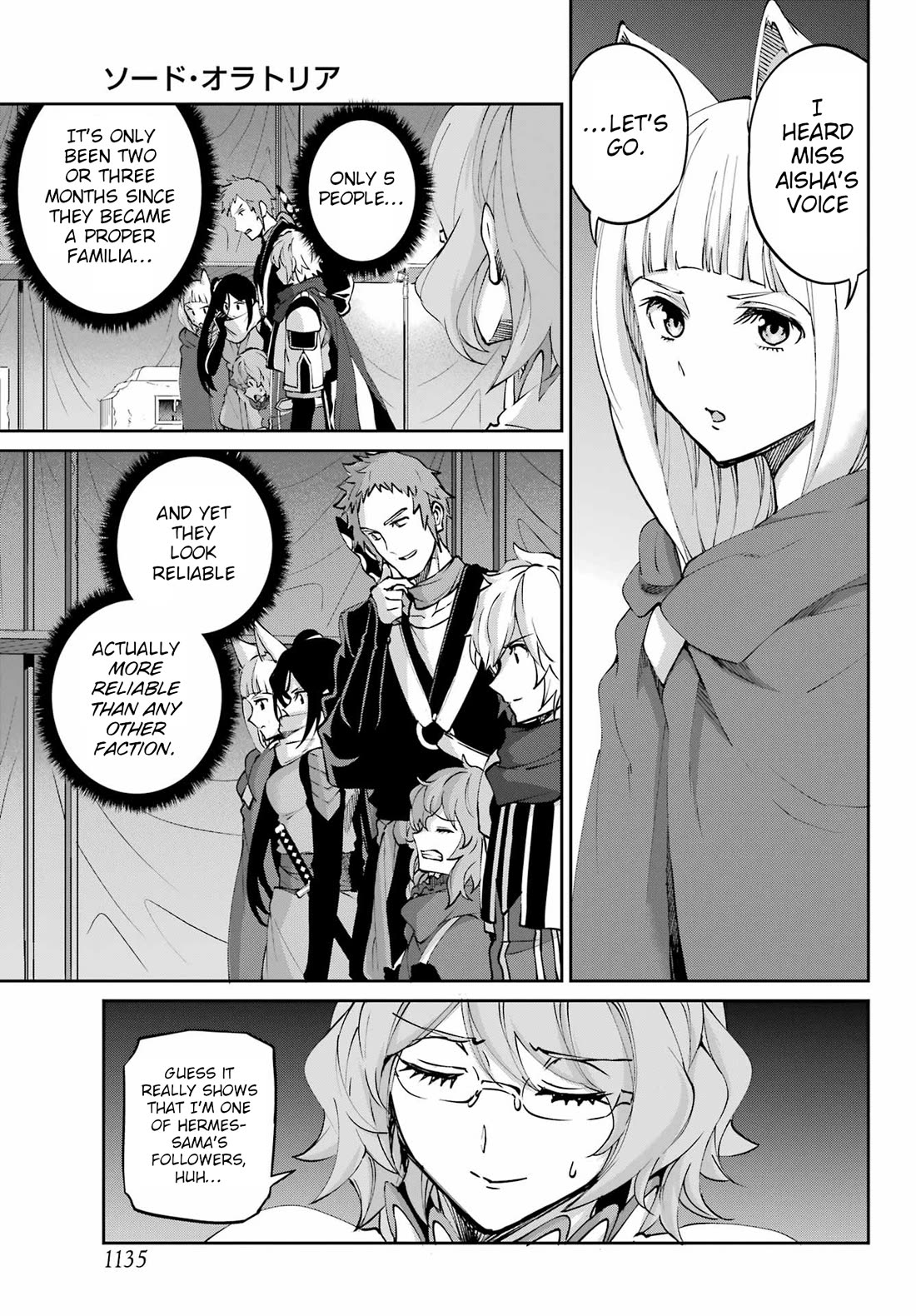 Dungeon ni Deai o Motomeru no wa Machigatte Iru Darou ka Gaiden - Sword Oratoria chapter 128 page 55