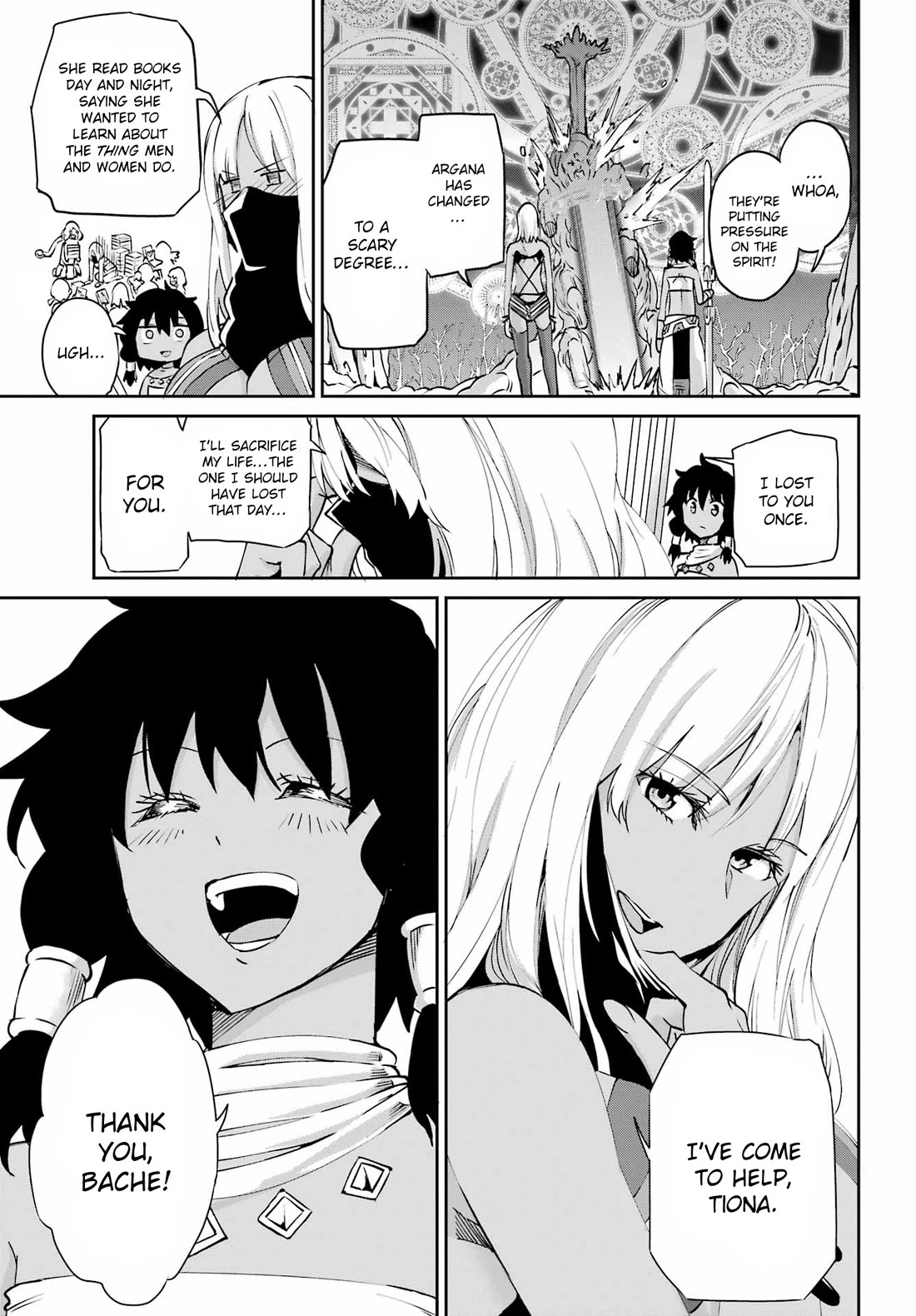 Dungeon ni Deai o Motomeru no wa Machigatte Iru Darou ka Gaiden - Sword Oratoria chapter 129 page 38