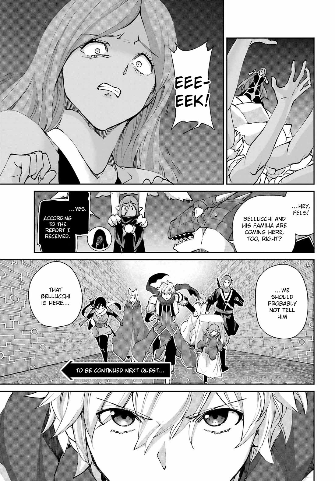 Dungeon ni Deai o Motomeru no wa Machigatte Iru Darou ka Gaiden - Sword Oratoria chapter 129 page 55