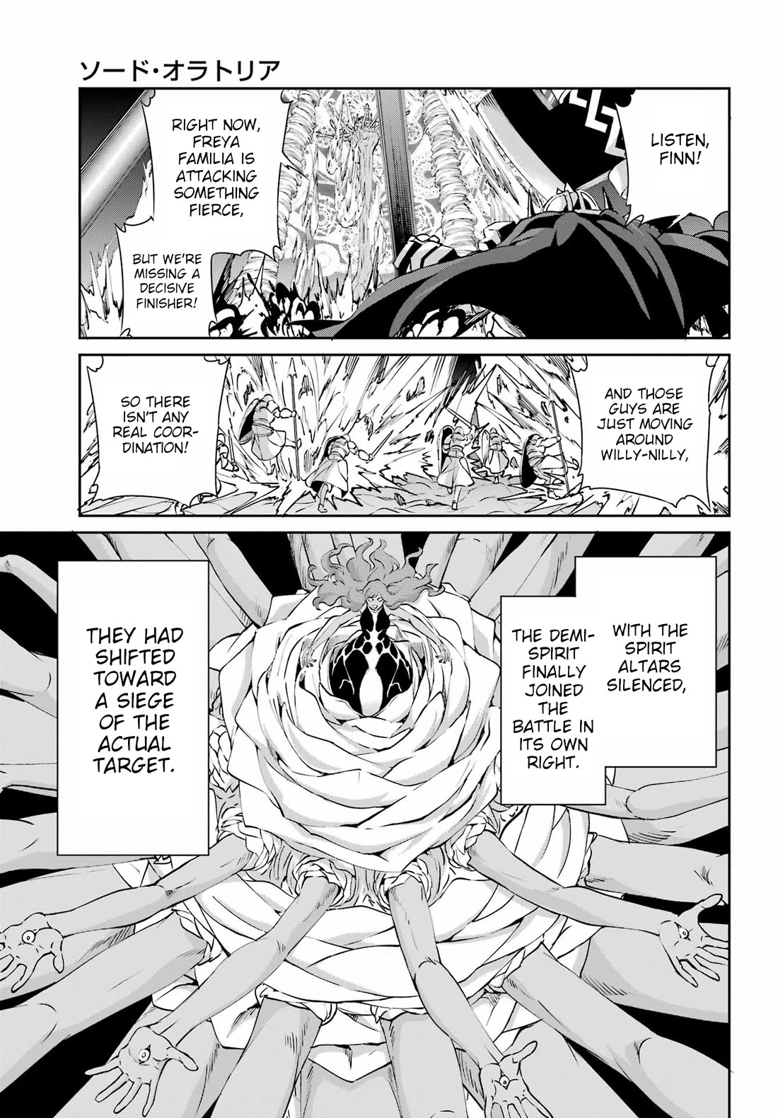Dungeon ni Deai o Motomeru no wa Machigatte Iru Darou ka Gaiden - Sword Oratoria chapter 130 page 24
