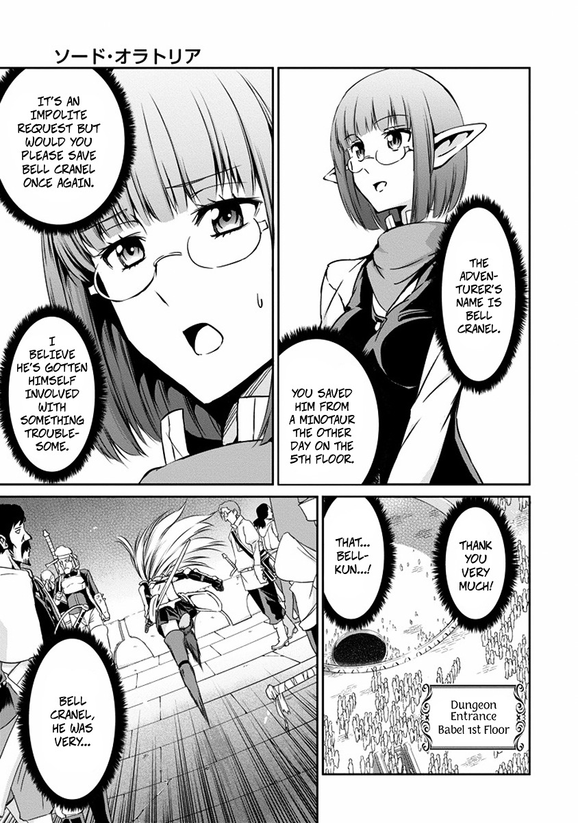 Dungeon ni Deai o Motomeru no wa Machigatte Iru Darou ka Gaiden - Sword Oratoria chapter 132 page 32