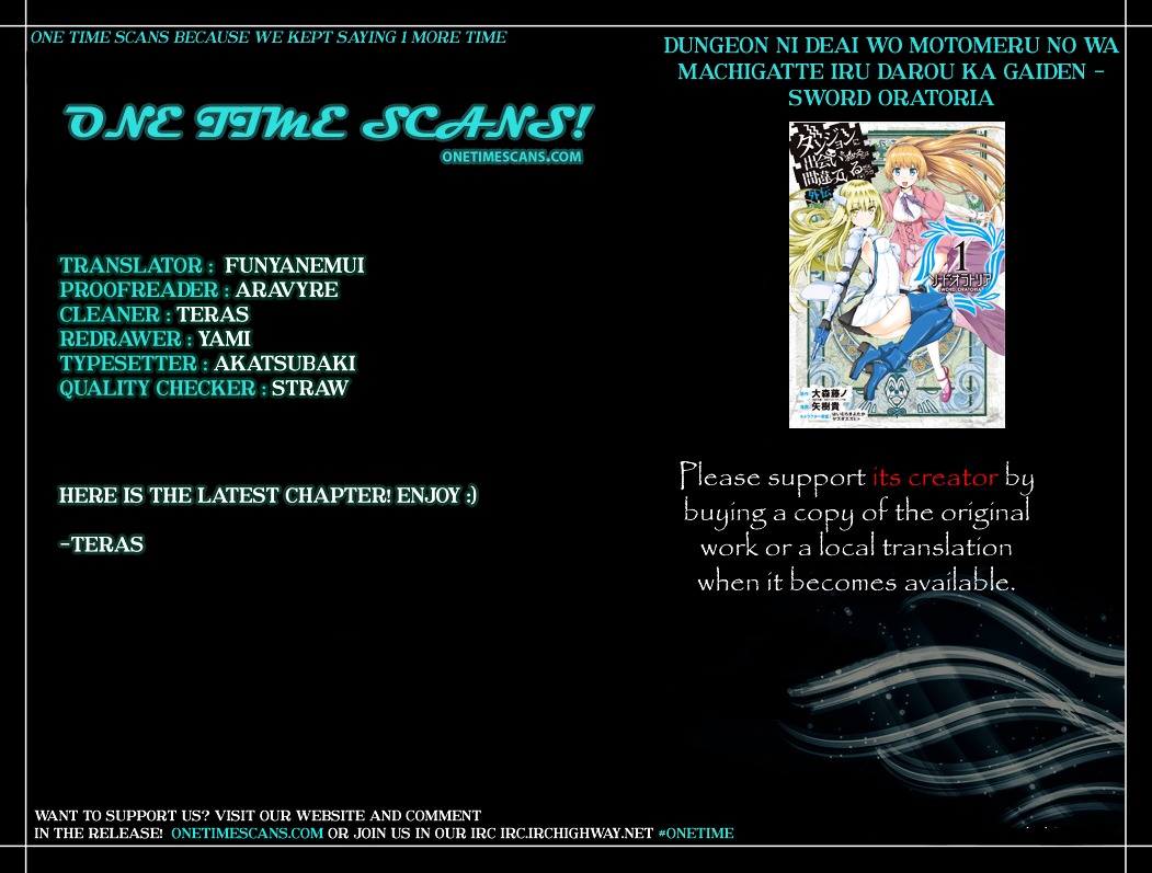 Dungeon ni Deai o Motomeru no wa Machigatte Iru Darou ka Gaiden - Sword Oratoria chapter 142 page 1