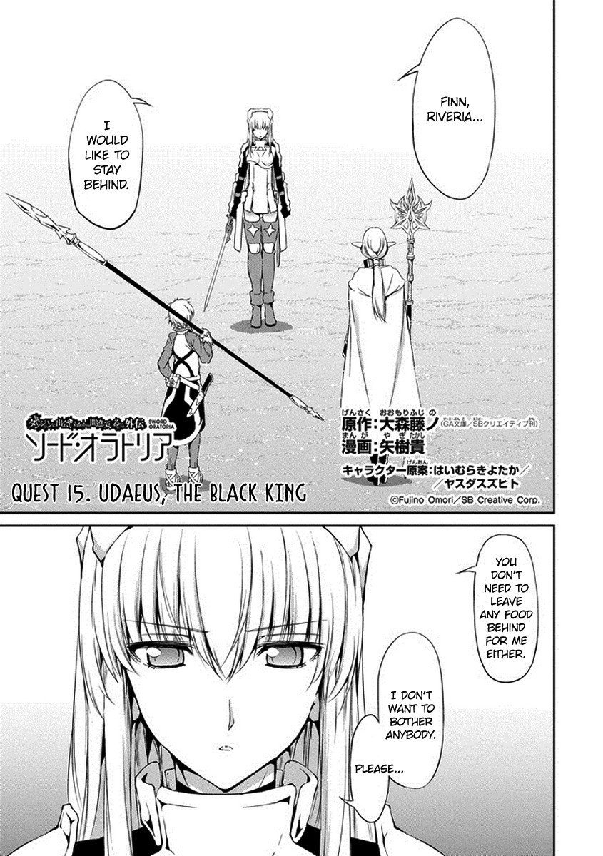 Dungeon ni Deai o Motomeru no wa Machigatte Iru Darou ka Gaiden - Sword Oratoria chapter 15 page 2