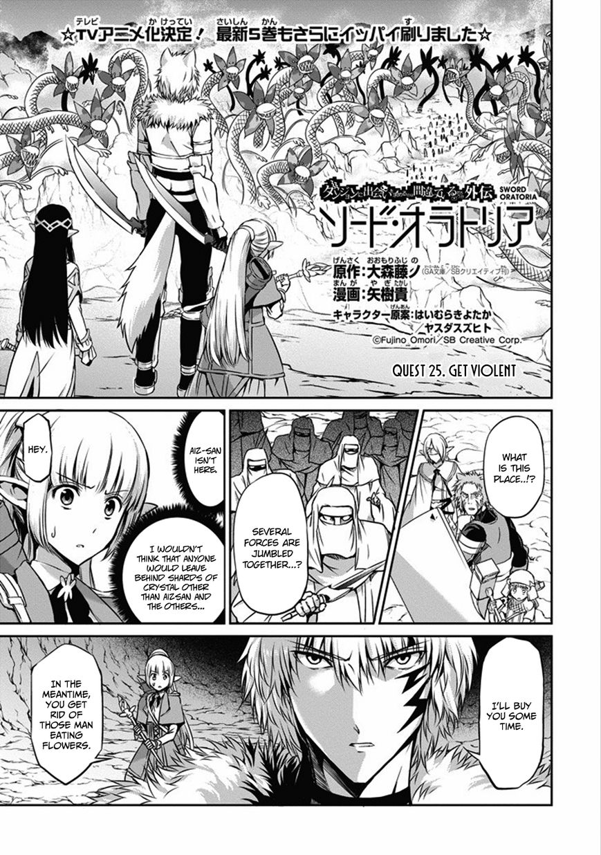Dungeon ni Deai o Motomeru no wa Machigatte Iru Darou ka Gaiden - Sword Oratoria chapter 25 page 2
