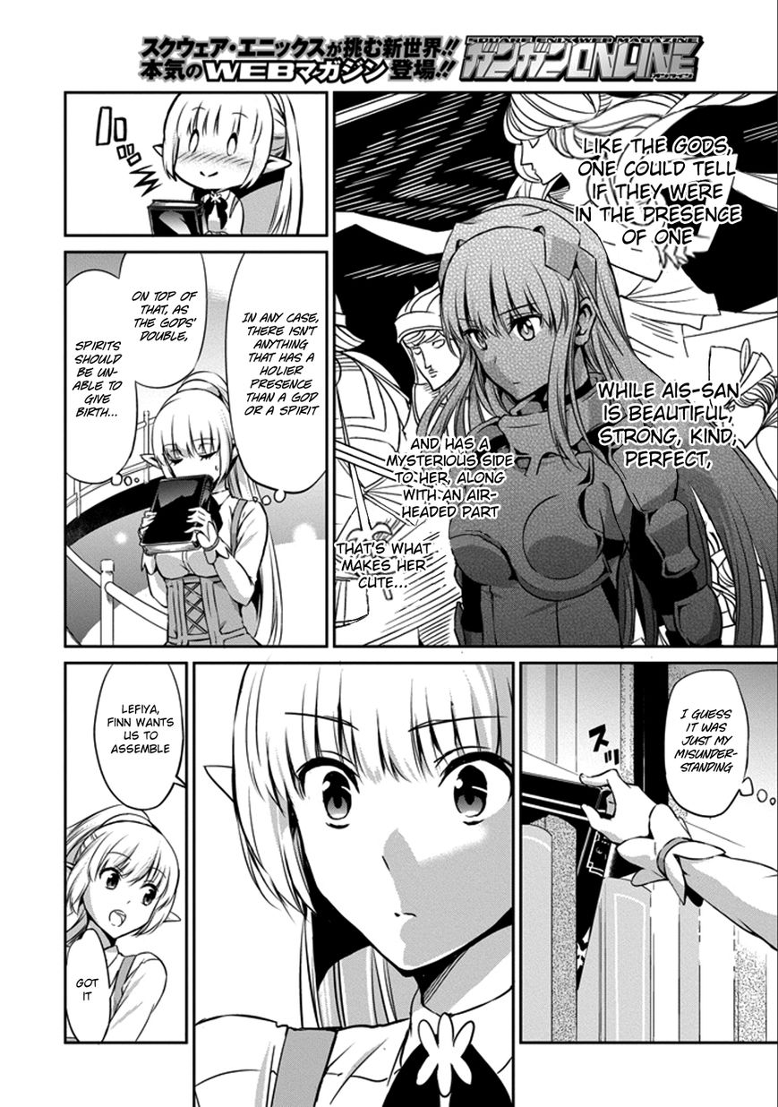 Dungeon ni Deai o Motomeru no wa Machigatte Iru Darou ka Gaiden - Sword Oratoria chapter 29 page 25