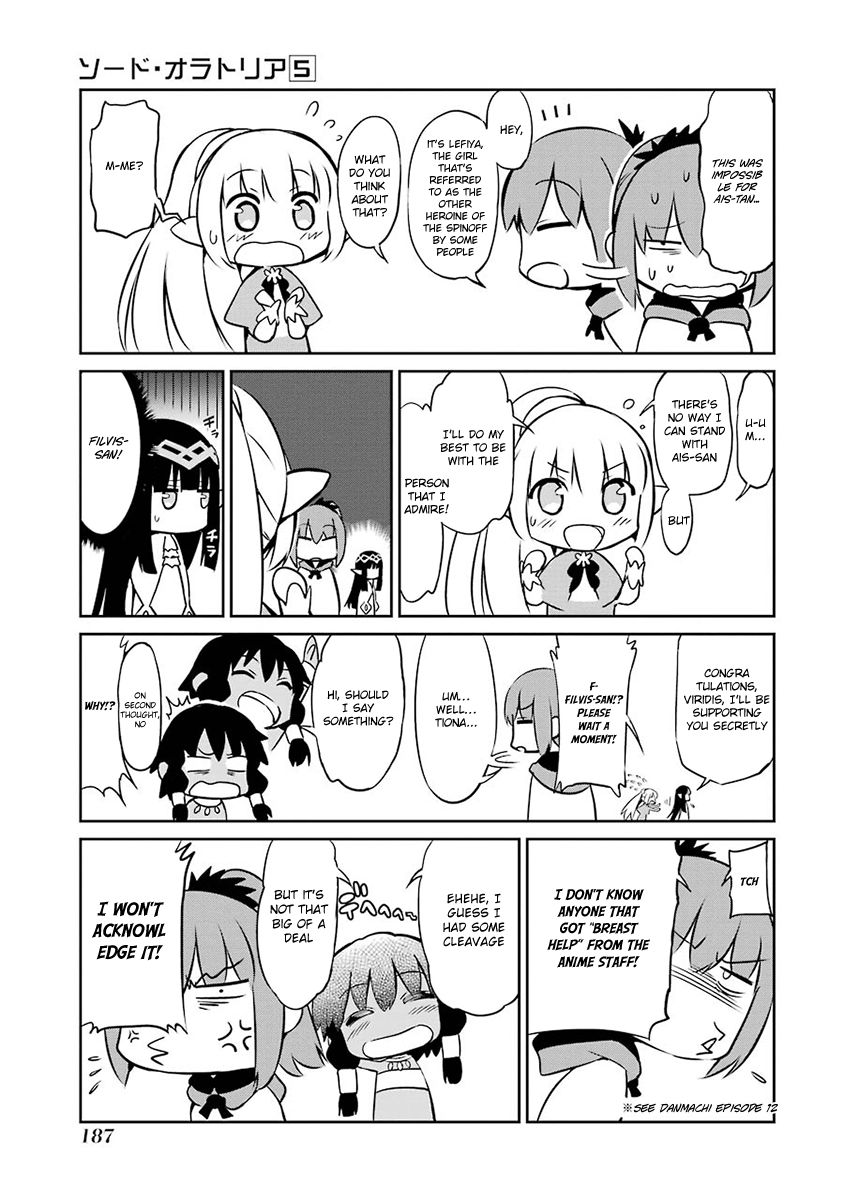 Dungeon ni Deai o Motomeru no wa Machigatte Iru Darou ka Gaiden - Sword Oratoria chapter 33.6 page 2