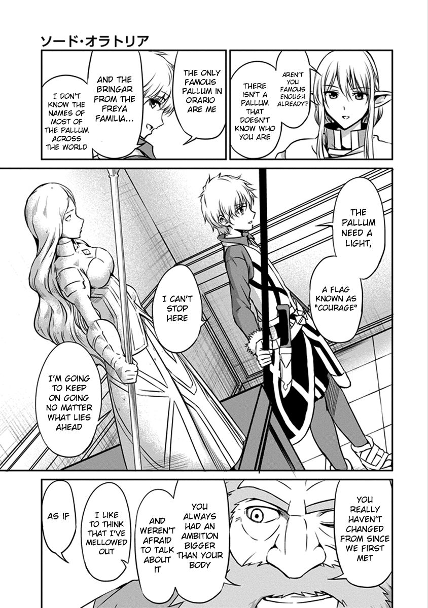 Dungeon ni Deai o Motomeru no wa Machigatte Iru Darou ka Gaiden - Sword Oratoria chapter 33 page 21