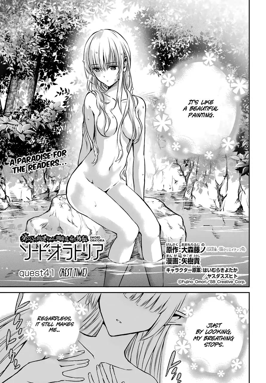 Dungeon ni Deai o Motomeru no wa Machigatte Iru Darou ka Gaiden - Sword Oratoria chapter 41 page 3