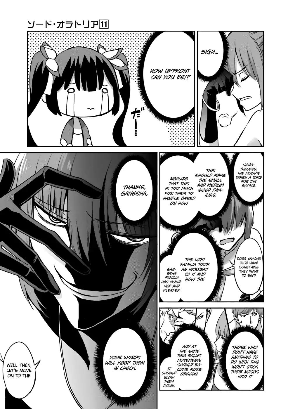 Dungeon ni Deai o Motomeru no wa Machigatte Iru Darou ka Gaiden - Sword Oratoria chapter 42 page 11