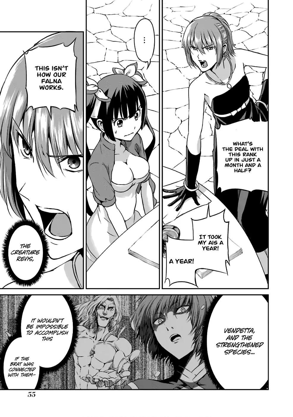 Dungeon ni Deai o Motomeru no wa Machigatte Iru Darou ka Gaiden - Sword Oratoria chapter 42 page 19