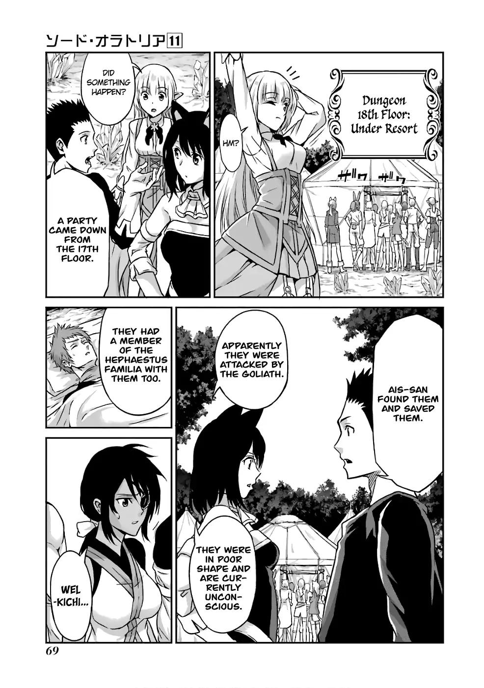 Dungeon ni Deai o Motomeru no wa Machigatte Iru Darou ka Gaiden - Sword Oratoria chapter 42 page 33