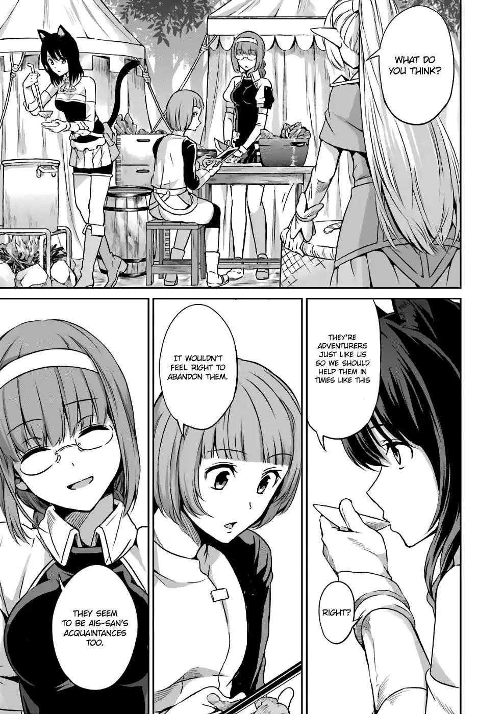 Dungeon ni Deai o Motomeru no wa Machigatte Iru Darou ka Gaiden - Sword Oratoria chapter 43 page 13