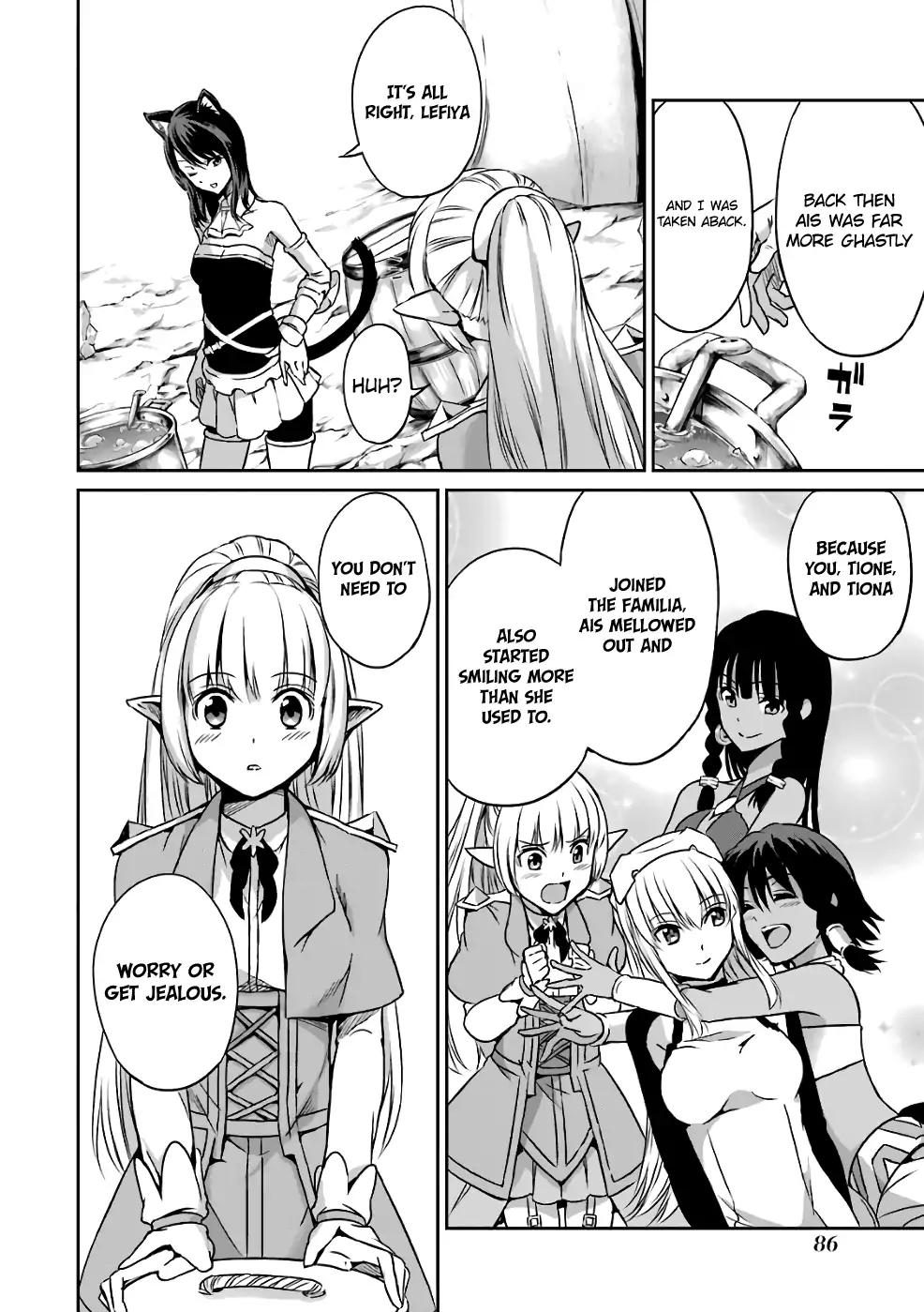 Dungeon ni Deai o Motomeru no wa Machigatte Iru Darou ka Gaiden - Sword Oratoria chapter 43 page 16