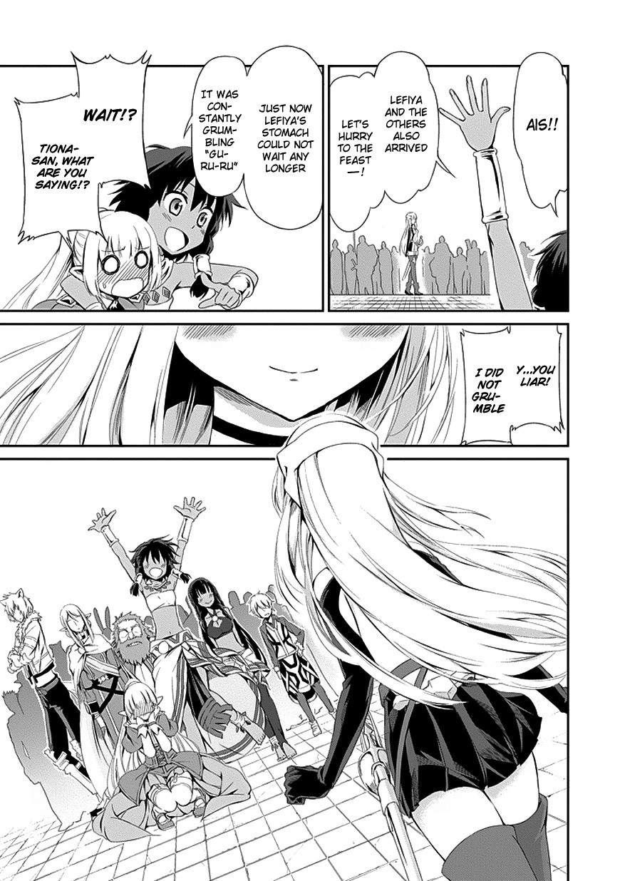 Dungeon ni Deai o Motomeru no wa Machigatte Iru Darou ka Gaiden - Sword Oratoria chapter 5 page 28