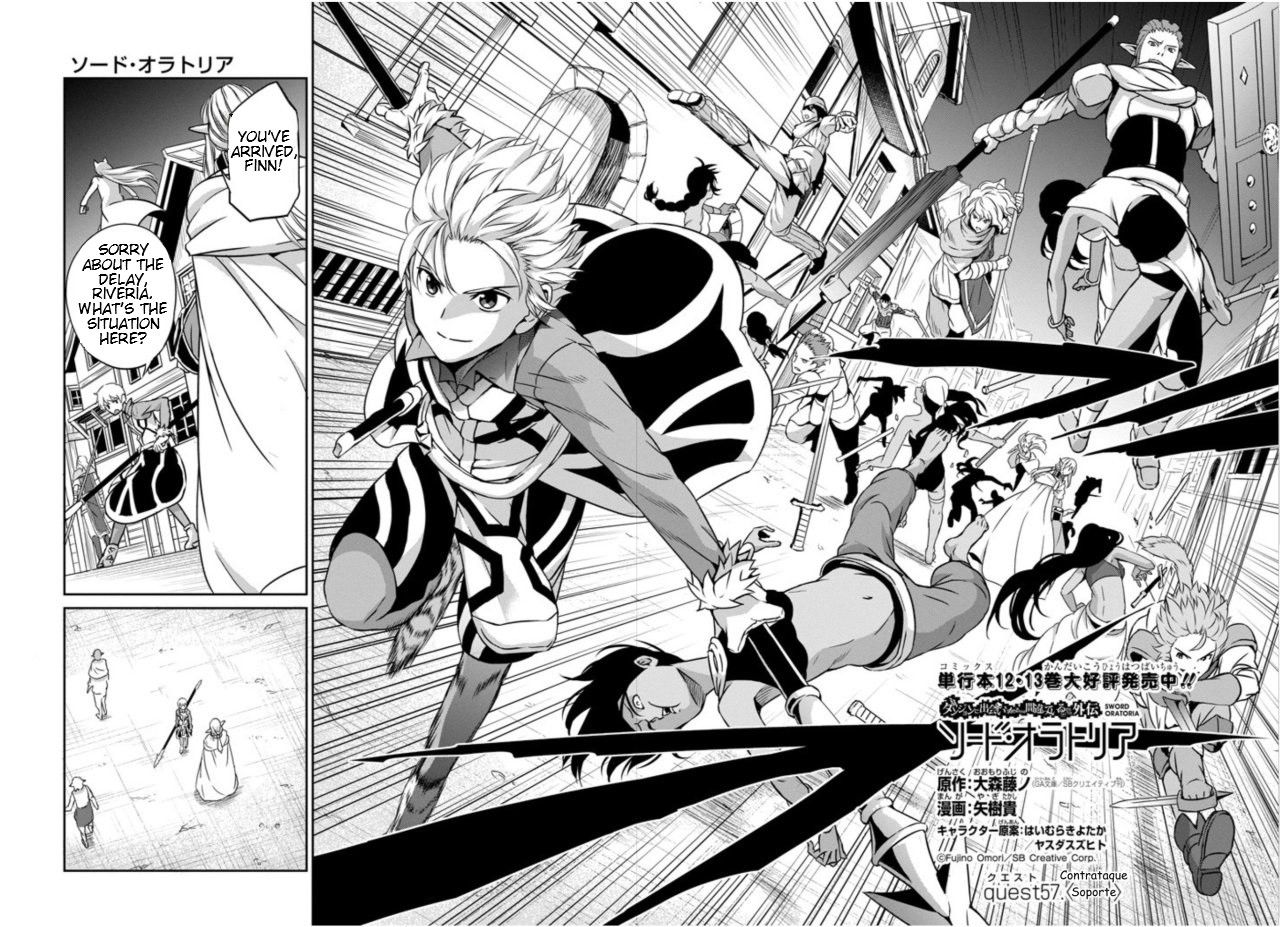 Dungeon ni Deai o Motomeru no wa Machigatte Iru Darou ka Gaiden - Sword Oratoria chapter 57 page 2
