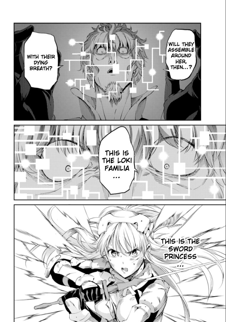 Dungeon ni Deai o Motomeru no wa Machigatte Iru Darou ka Gaiden - Sword Oratoria chapter 66 page 35
