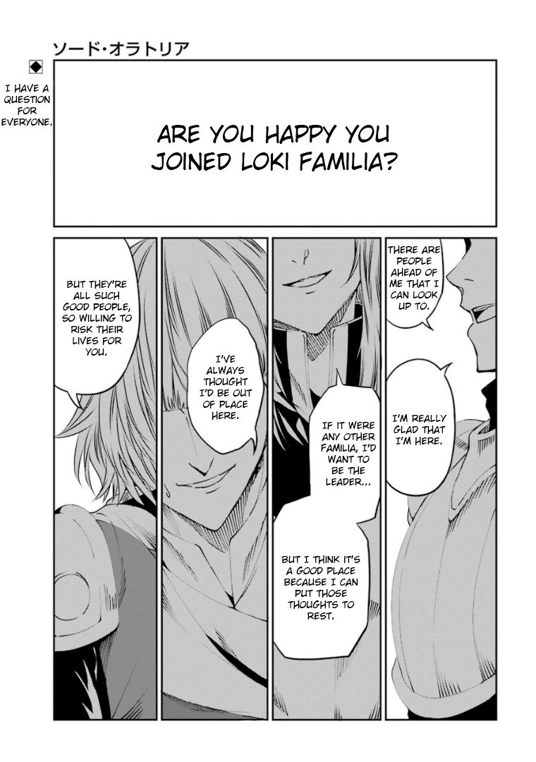 Dungeon ni Deai o Motomeru no wa Machigatte Iru Darou ka Gaiden - Sword Oratoria chapter 68 page 1