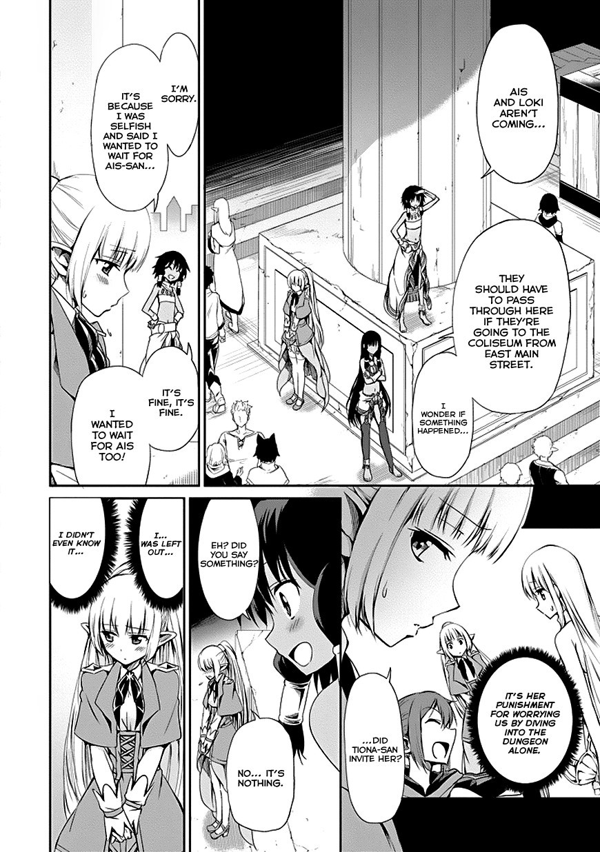 Dungeon ni Deai o Motomeru no wa Machigatte Iru Darou ka Gaiden - Sword Oratoria chapter 7 page 28