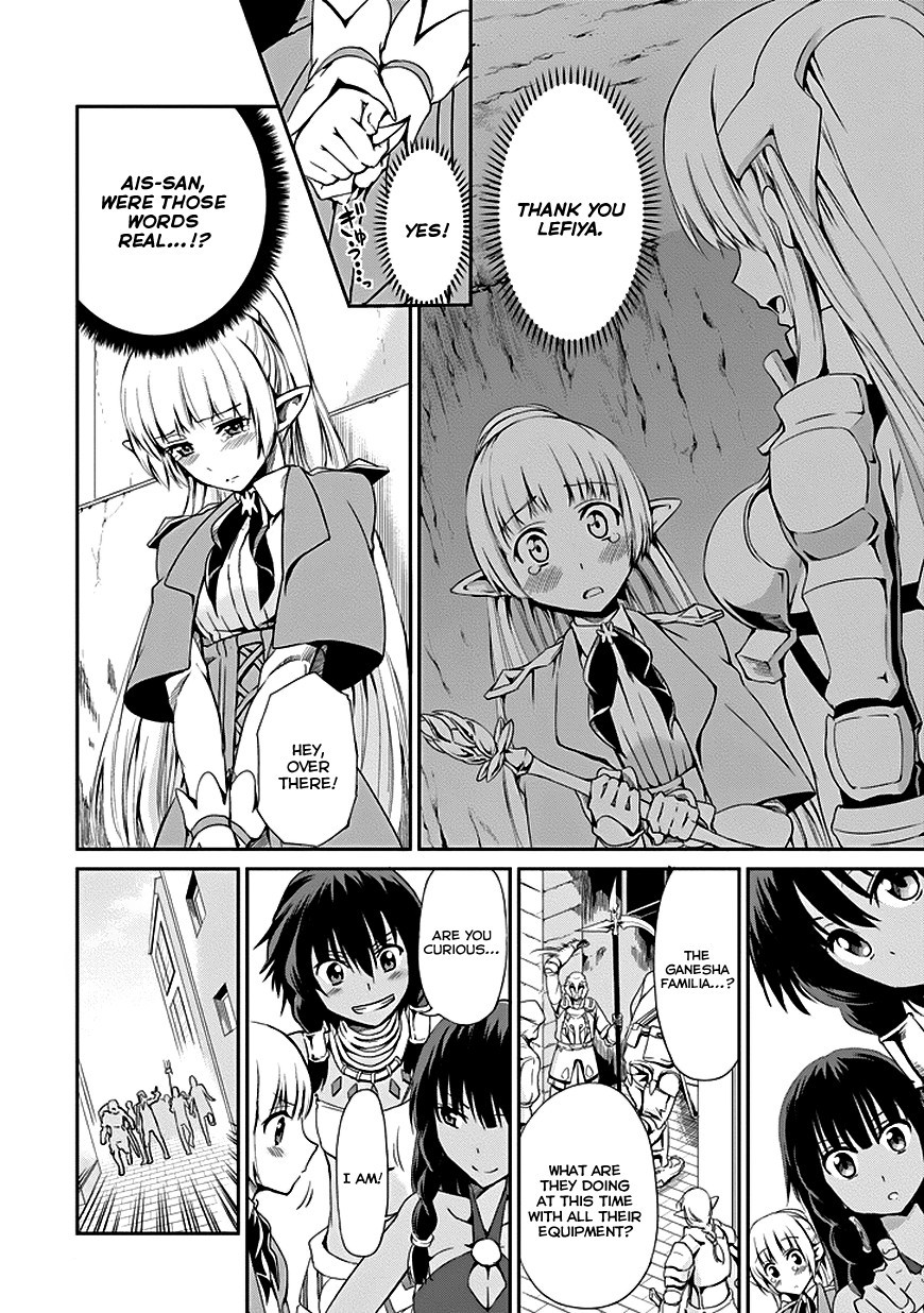 Dungeon ni Deai o Motomeru no wa Machigatte Iru Darou ka Gaiden - Sword Oratoria chapter 7 page 30