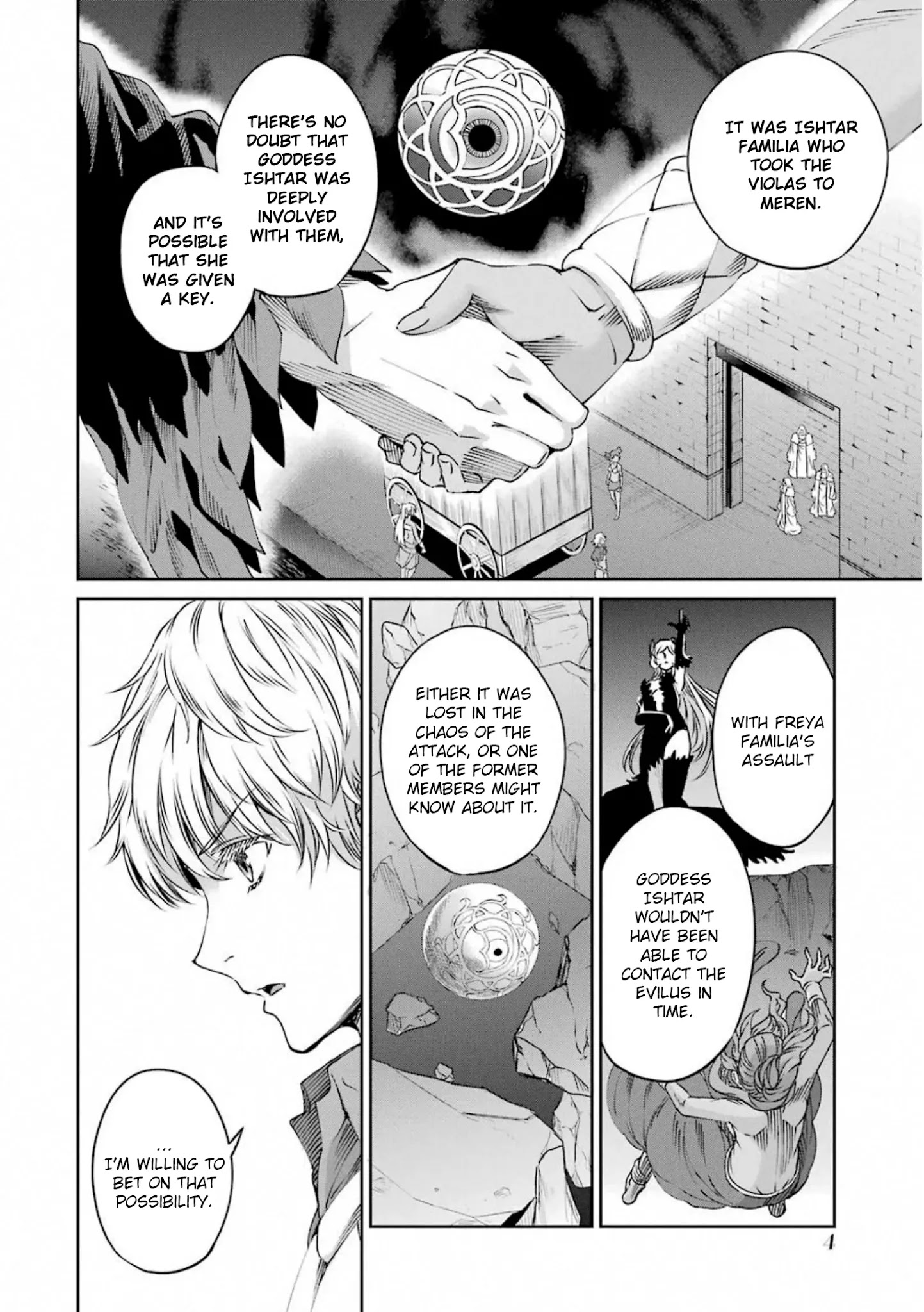 Dungeon ni Deai o Motomeru no wa Machigatte Iru Darou ka Gaiden - Sword Oratoria chapter 71 page 4