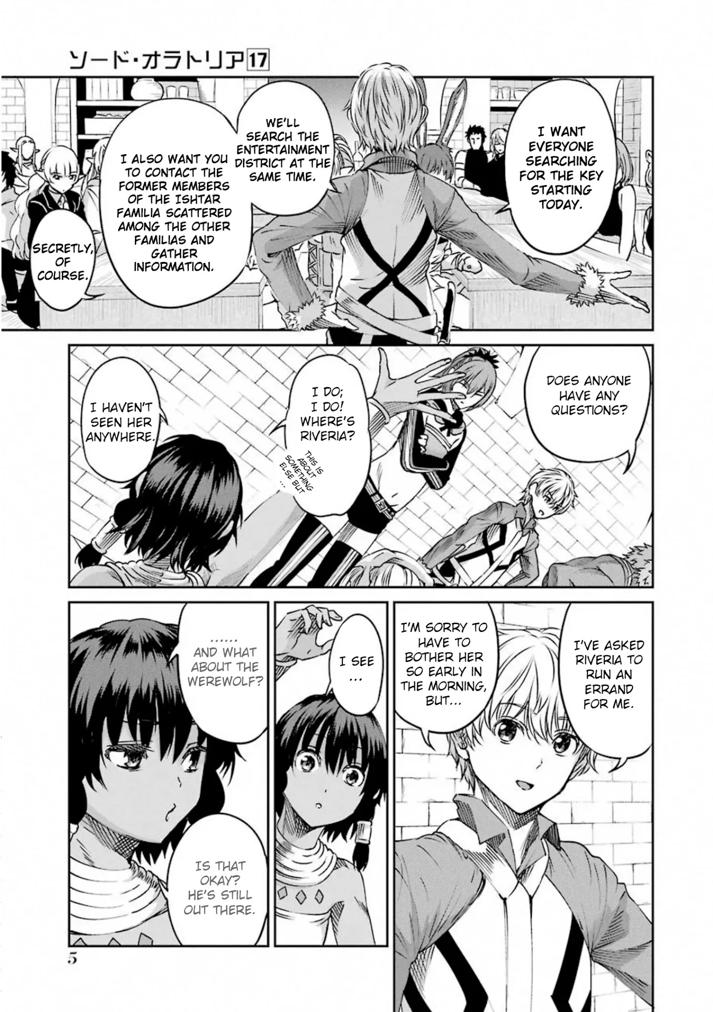 Dungeon ni Deai o Motomeru no wa Machigatte Iru Darou ka Gaiden - Sword Oratoria chapter 71 page 5