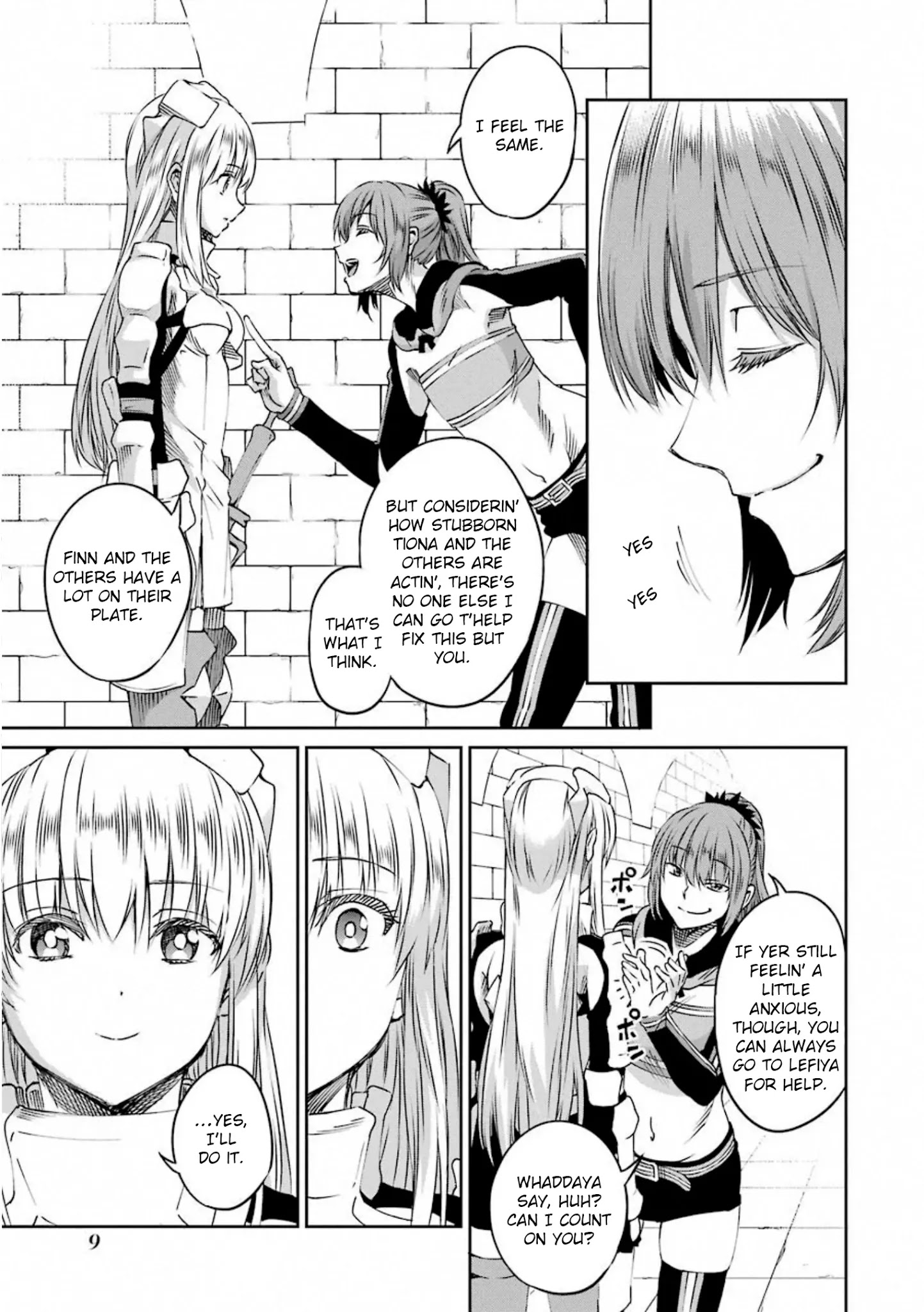 Dungeon ni Deai o Motomeru no wa Machigatte Iru Darou ka Gaiden - Sword Oratoria chapter 71 page 9