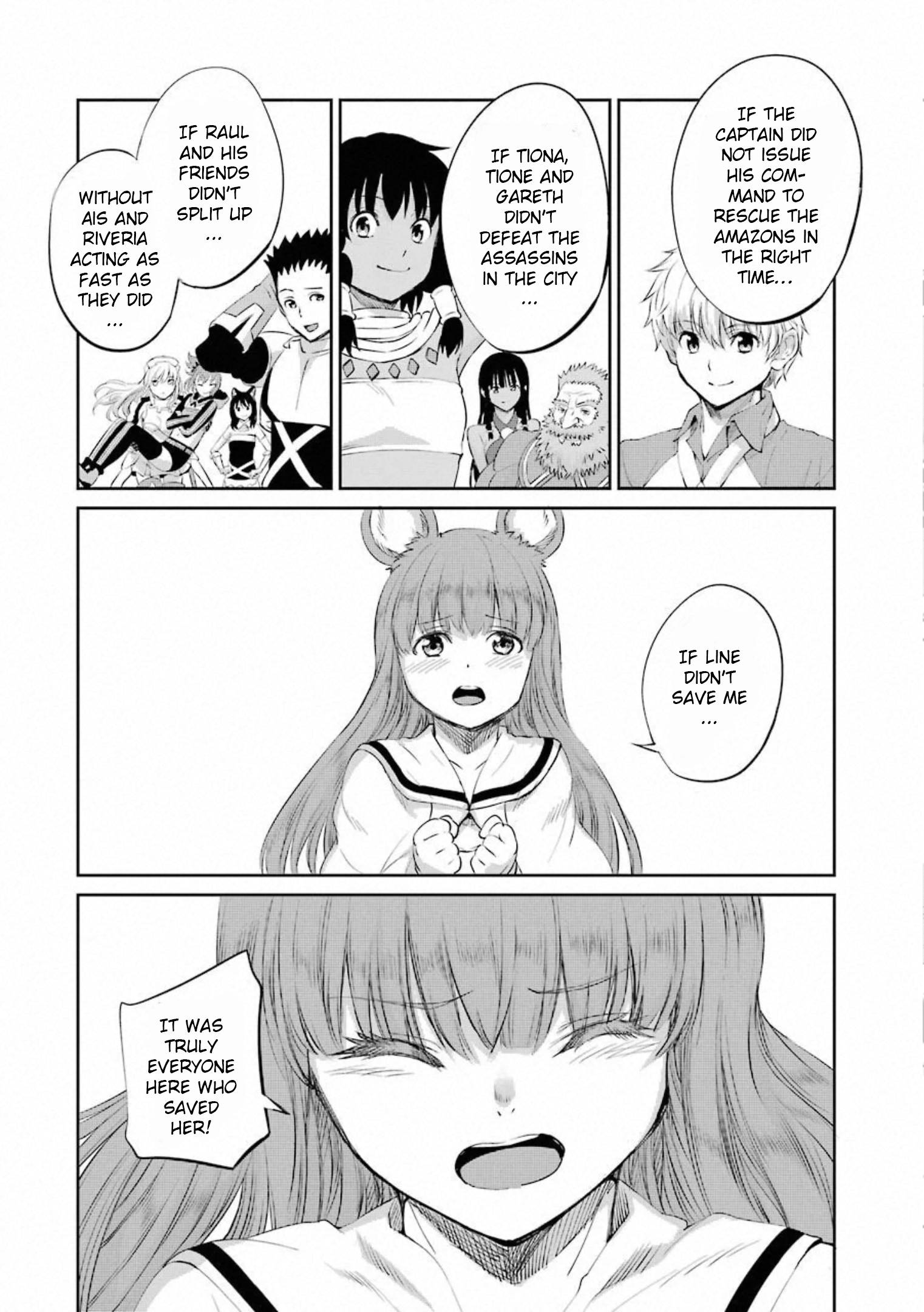 Dungeon ni Deai o Motomeru no wa Machigatte Iru Darou ka Gaiden - Sword Oratoria chapter 77 page 31