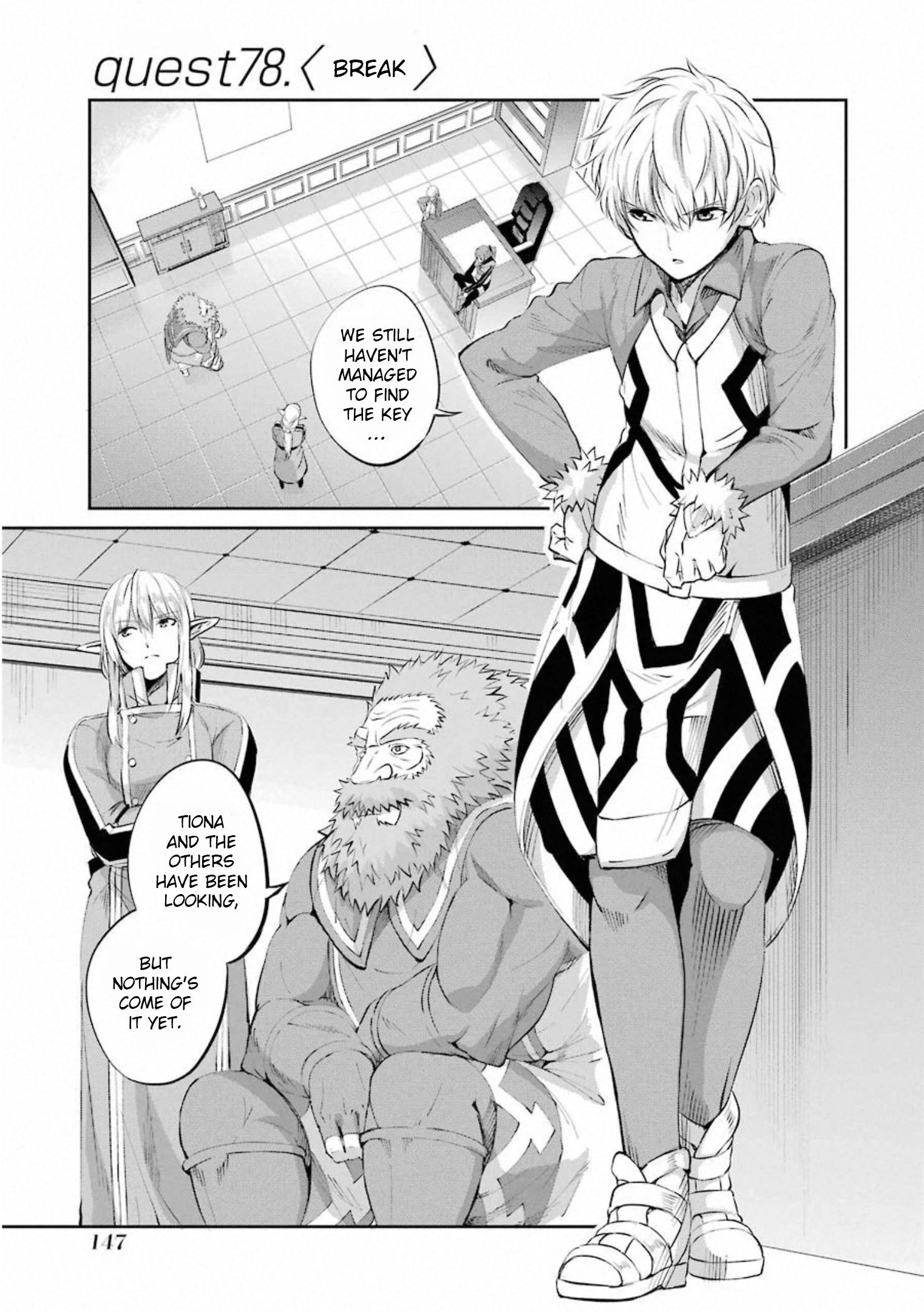 Dungeon ni Deai o Motomeru no wa Machigatte Iru Darou ka Gaiden - Sword Oratoria chapter 78 page 1