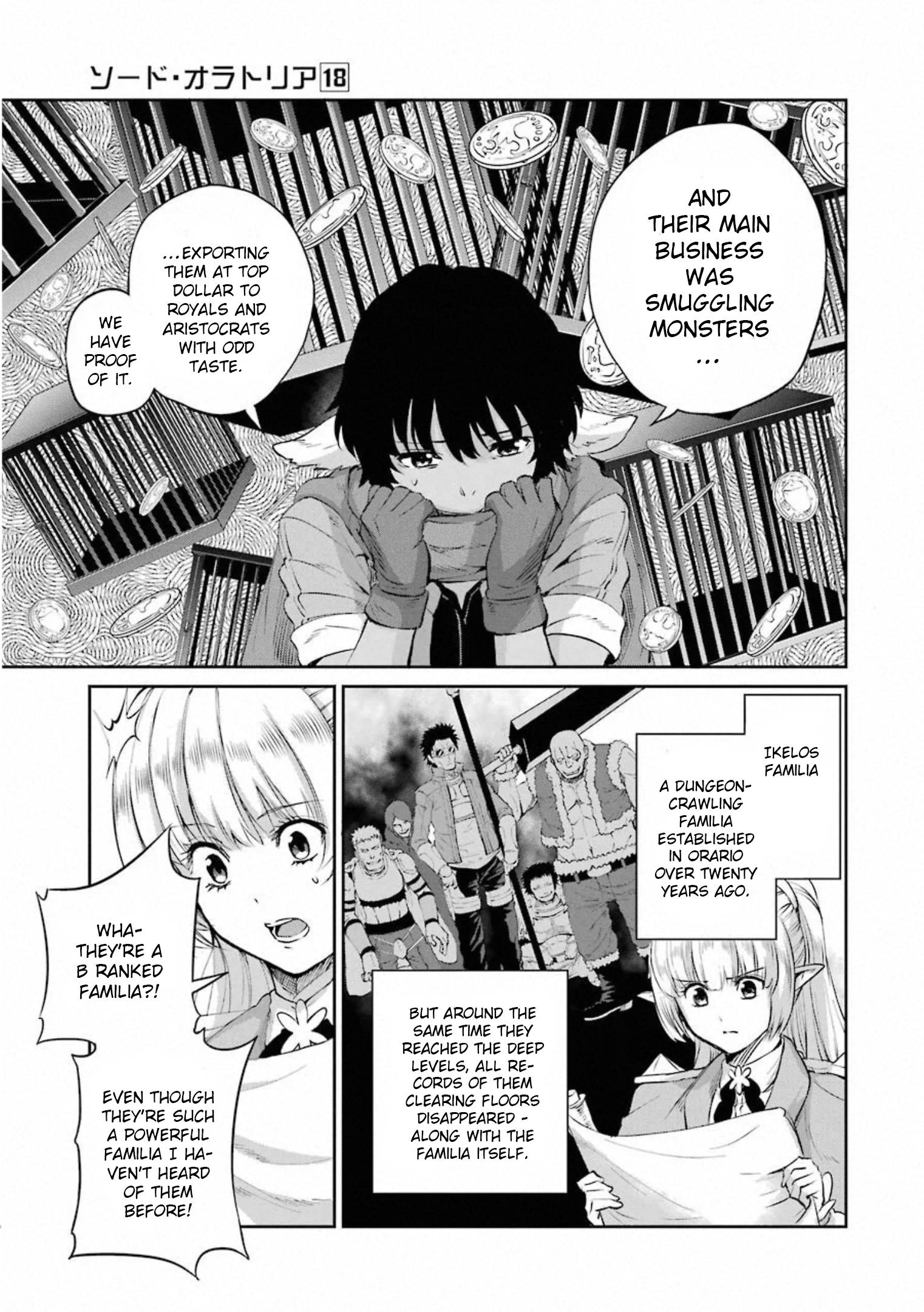 Dungeon ni Deai o Motomeru no wa Machigatte Iru Darou ka Gaiden - Sword Oratoria chapter 78 page 21