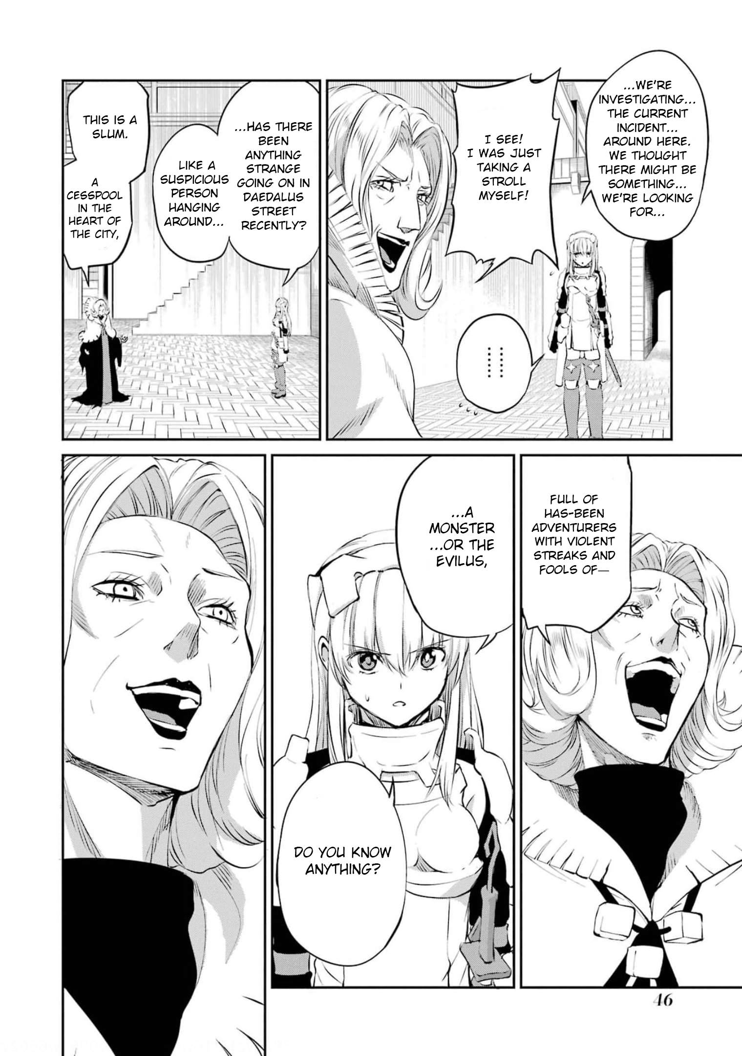 Dungeon ni Deai o Motomeru no wa Machigatte Iru Darou ka Gaiden - Sword Oratoria chapter 79 page 43