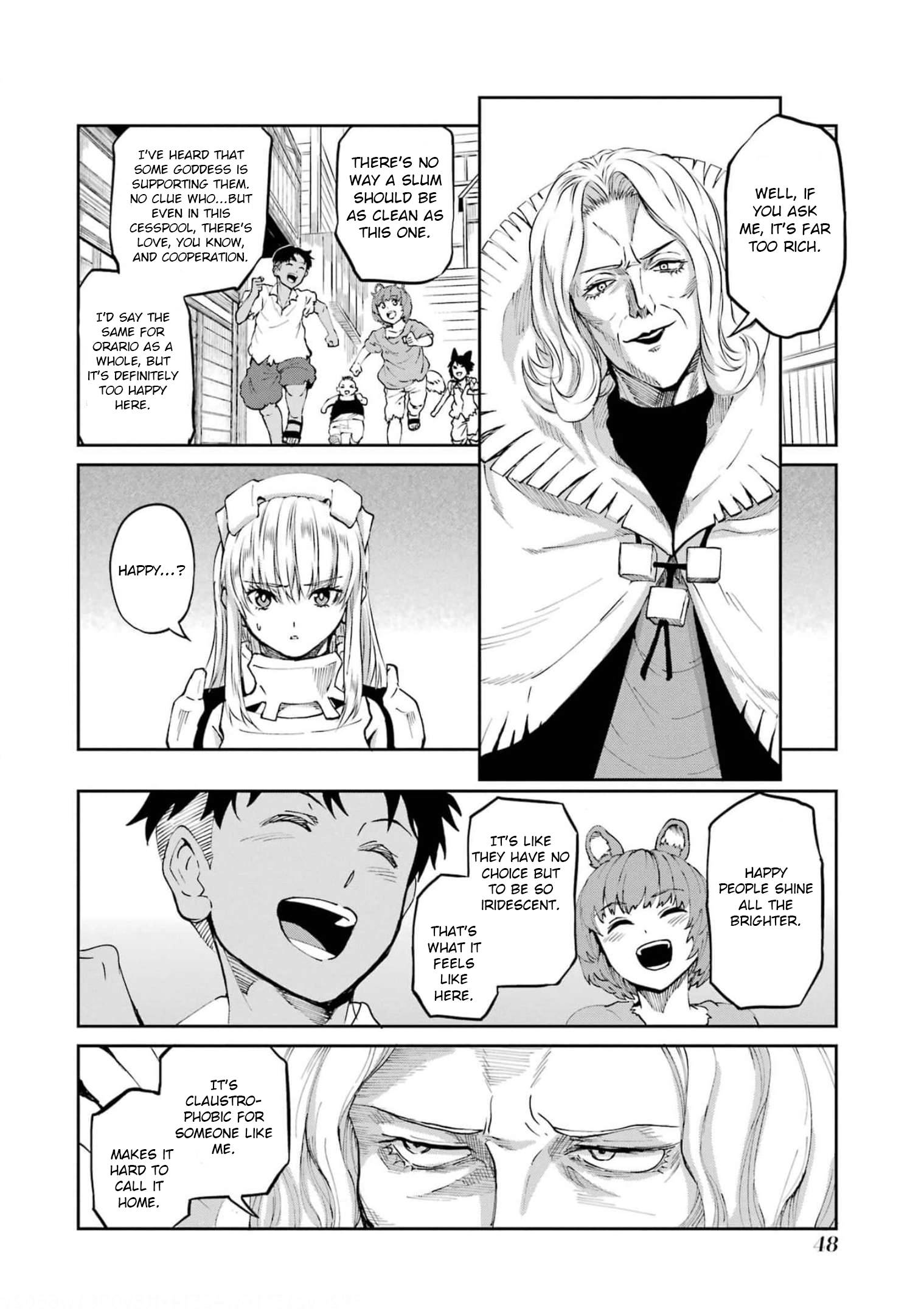 Dungeon ni Deai o Motomeru no wa Machigatte Iru Darou ka Gaiden - Sword Oratoria chapter 79 page 45