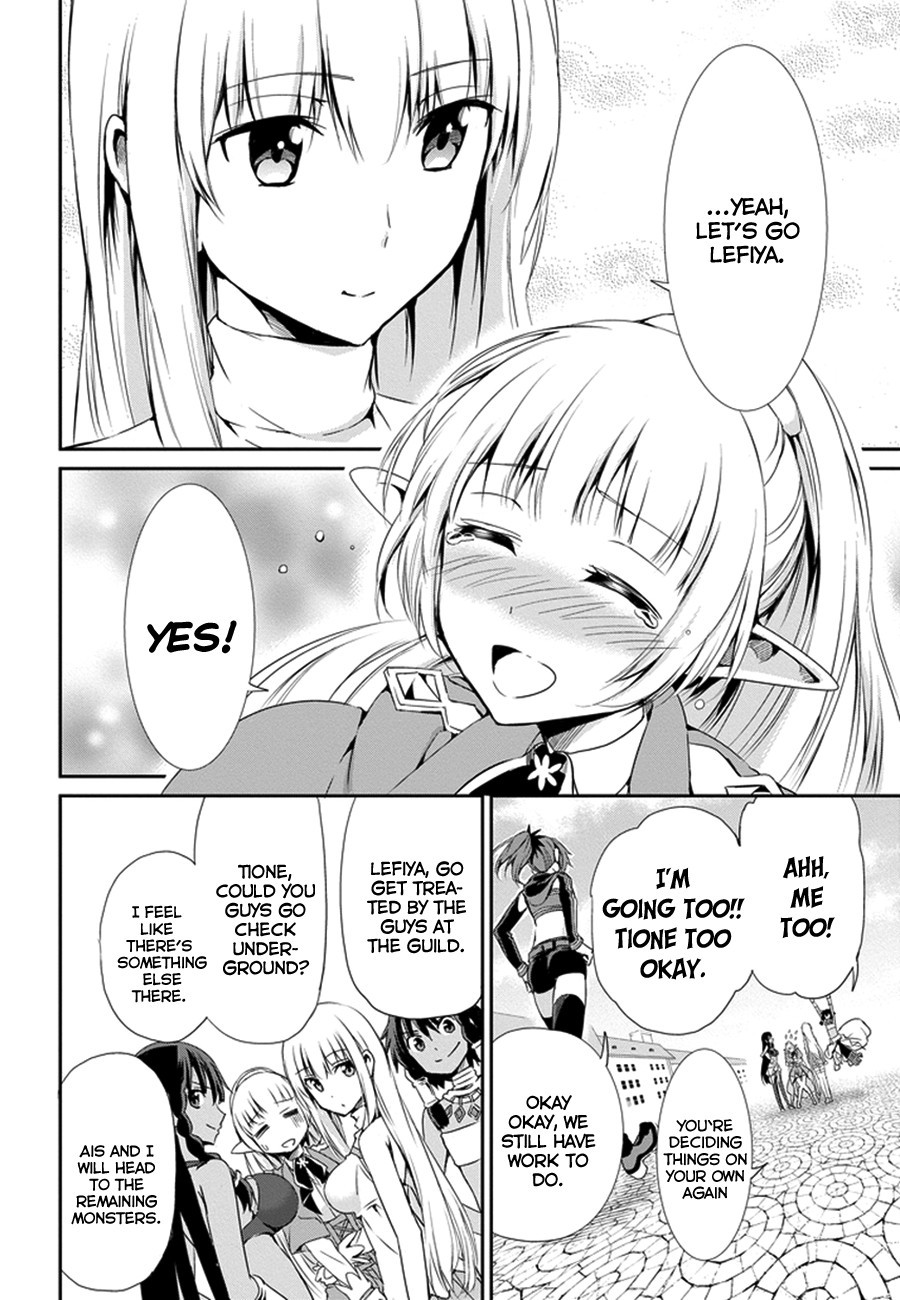 Dungeon ni Deai o Motomeru no wa Machigatte Iru Darou ka Gaiden - Sword Oratoria chapter 8 page 34