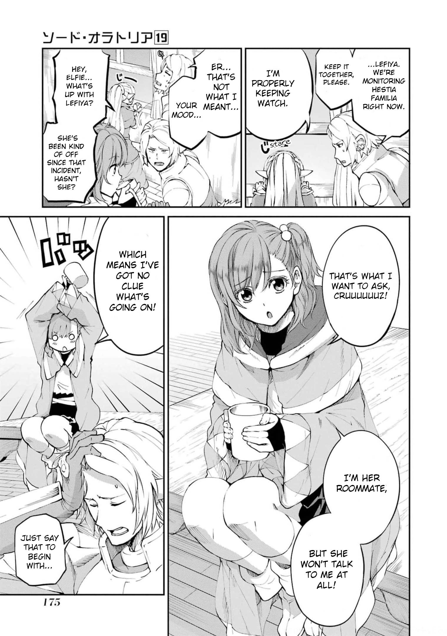Dungeon ni Deai o Motomeru no wa Machigatte Iru Darou ka Gaiden - Sword Oratoria chapter 82 page 22